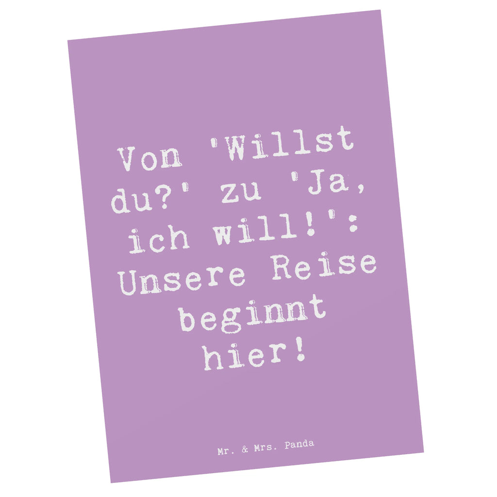 Postcard Saying Von 'Willst du?' zu 'Ja, ich will!': Unsere Reise beginnt hier! Einladung, Karte, Geschenkkarte, Geburtstagskarte, Postkarte, Grußkarte, Einladungskarten Geburtstag, Ansichtskarten, Einladung Geburtstag, Dankeskarte, Ansichtskarte, Einladungskarte, Hochzeit, Hochzeitsgeschenk, Ehe, Hochzeitsfeier, Trauung, Trauungsgeschenk, Hochzeitskarte, Verlobungsfeier, Verlobungsgeschenk, Hochzeitsgeschenkideen, Hochzeitsgeschenke für Brautpaar
