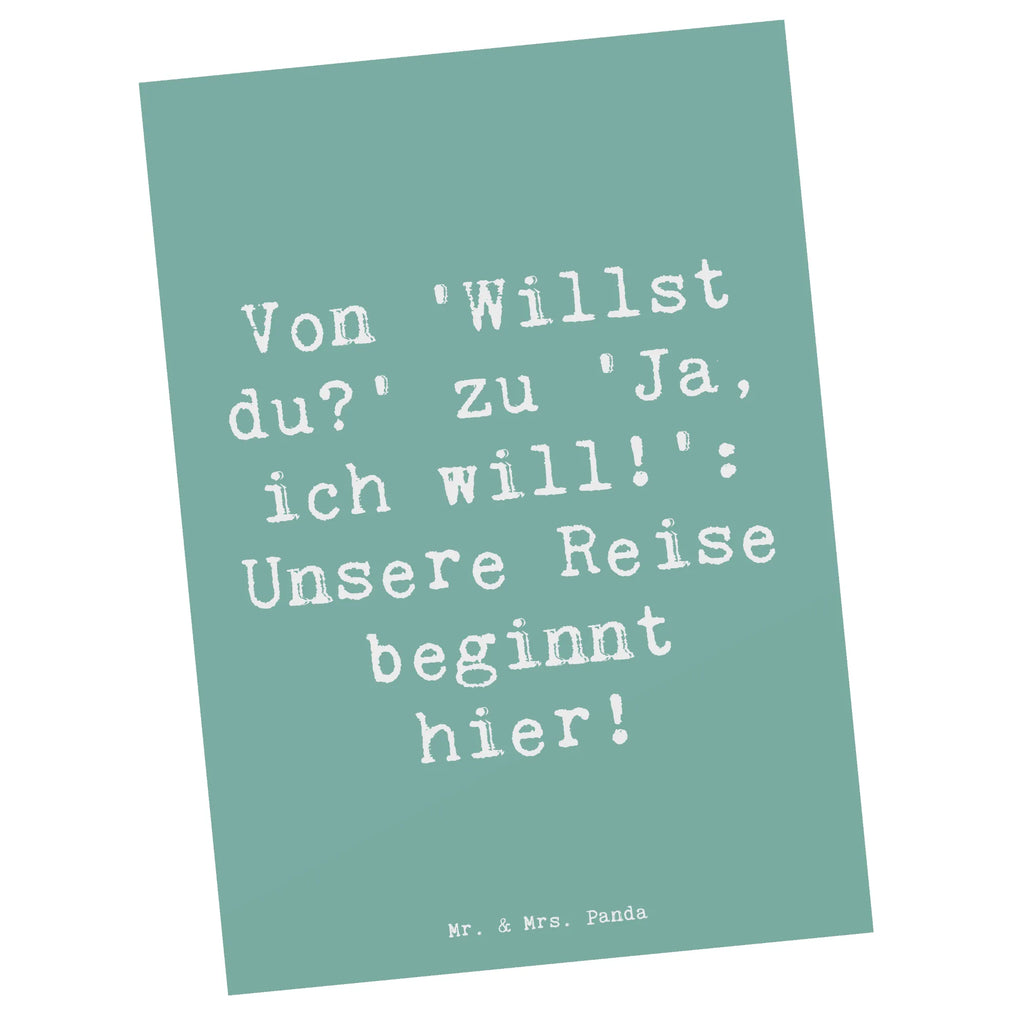 Postcard Saying Von 'Willst du?' zu 'Ja, ich will!': Unsere Reise beginnt hier! Einladung, Karte, Geschenkkarte, Geburtstagskarte, Postkarte, Grußkarte, Einladungskarten Geburtstag, Ansichtskarten, Einladung Geburtstag, Dankeskarte, Ansichtskarte, Einladungskarte, Hochzeit, Hochzeitsgeschenk, Ehe, Hochzeitsfeier, Trauung, Trauungsgeschenk, Hochzeitskarte, Verlobungsfeier, Verlobungsgeschenk, Hochzeitsgeschenkideen, Hochzeitsgeschenke für Brautpaar