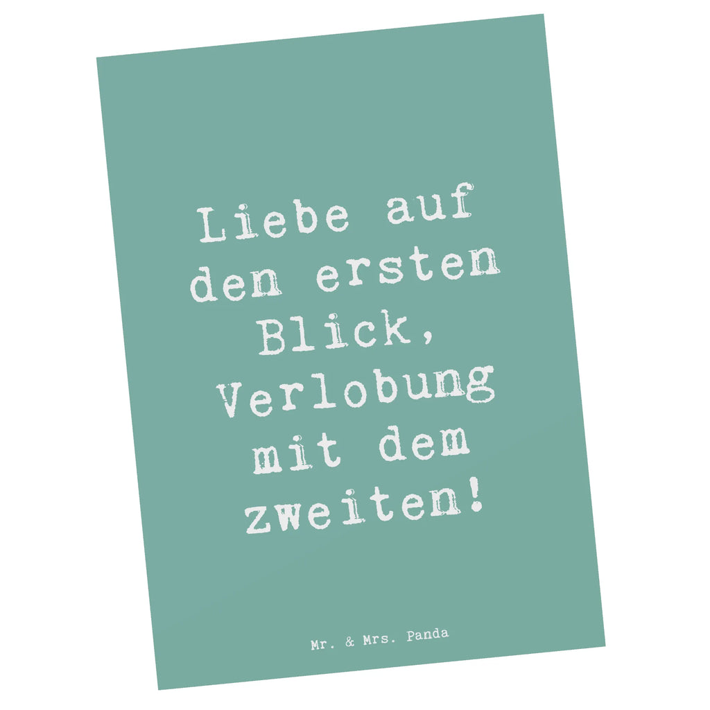 Postcard Saying Liebe auf den ersten Blick, Verlobung mit dem zweiten! Ansichtskarten, Ansichtskarte, Karte, Einladungskarte, Postkarte, Grußkarte, Dankeskarte, Geburtstagskarte, Einladung Geburtstag, Einladungskarten Geburtstag, Einladung, Geschenkkarte, Hochzeit, Hochzeitsgeschenk, Ehe, Hochzeitsfeier, Trauung, Trauungsgeschenk, Hochzeitskarte, Verlobungsfeier, Verlobungsgeschenk, Hochzeitsgeschenkideen, Hochzeitsgeschenke für Brautpaar