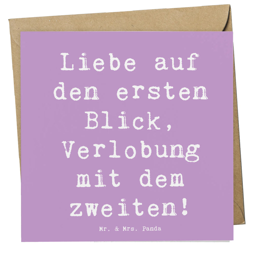 Deluxe Card Saying Liebe auf den ersten Blick, Verlobung mit dem zweiten! Karte, Grußkarte, Klappkarte, Einladungskarte, Glückwunschkarte, Hochzeitskarte, Geburtstagskarte, Hochwertige Grußkarte, Hochwertige Klappkarte, Hochzeit, Hochzeitsgeschenk, Ehe, Hochzeitsfeier, Trauung, Trauungsgeschenk, Verlobungsfeier, Verlobungsgeschenk, Hochzeitsgeschenkideen, Hochzeitsgeschenke für Brautpaar