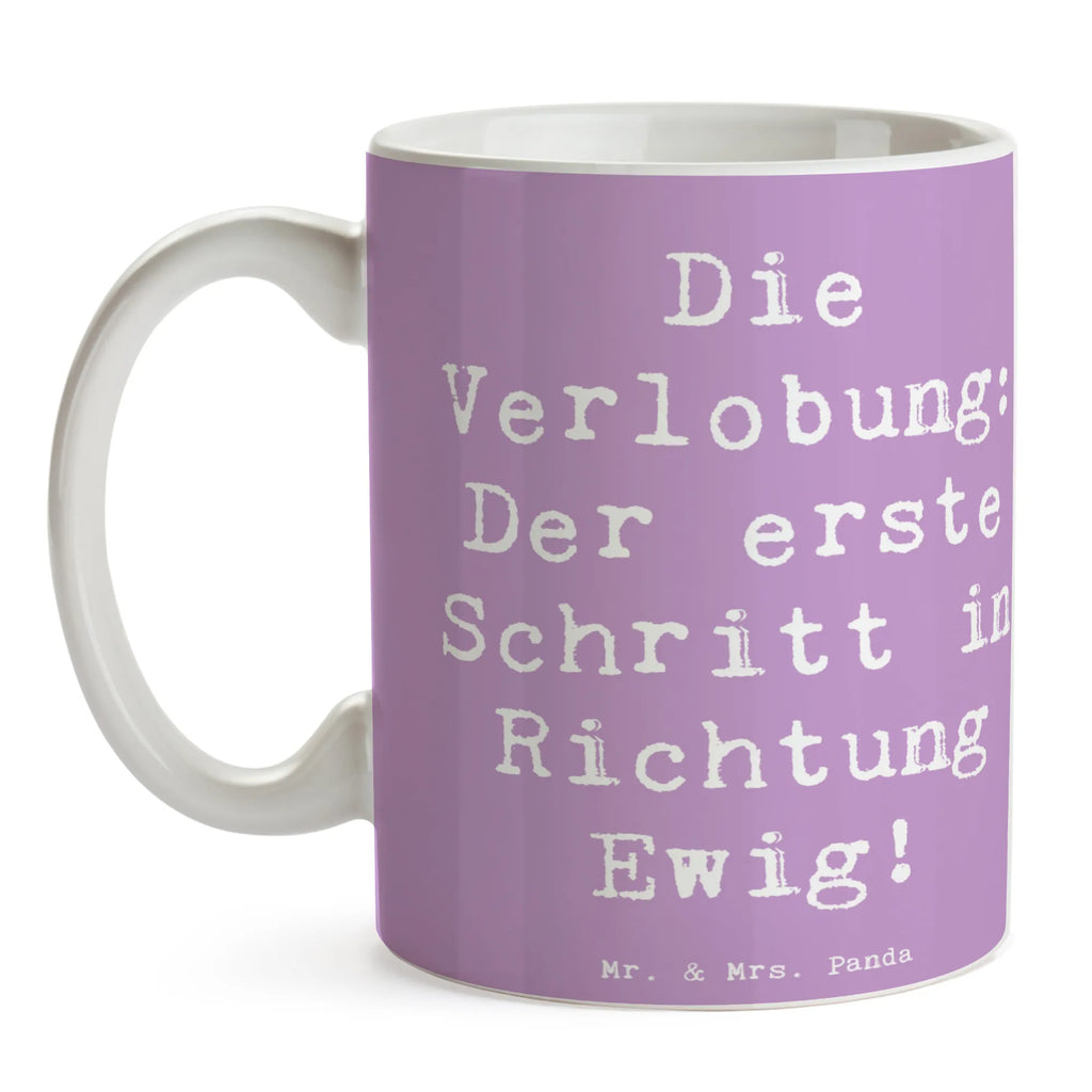 Mug Saying Die Verlobung: Der erste Schritt in Richtung Ewig! Geschenktasse, Bürotasse, Tasse, Teetasse, Keramiktasse, Porzellantasse, Tasse mit Motiven, Tasse mit Zitaten, Kaffeetasse, Hochzeit, Hochzeitsgeschenk, Ehe, Hochzeitsfeier, Trauung, Trauungsgeschenk, Hochzeitskarte, Verlobungsfeier, Verlobungsgeschenk, Hochzeitsgeschenkideen, Hochzeitsgeschenke für Brautpaar