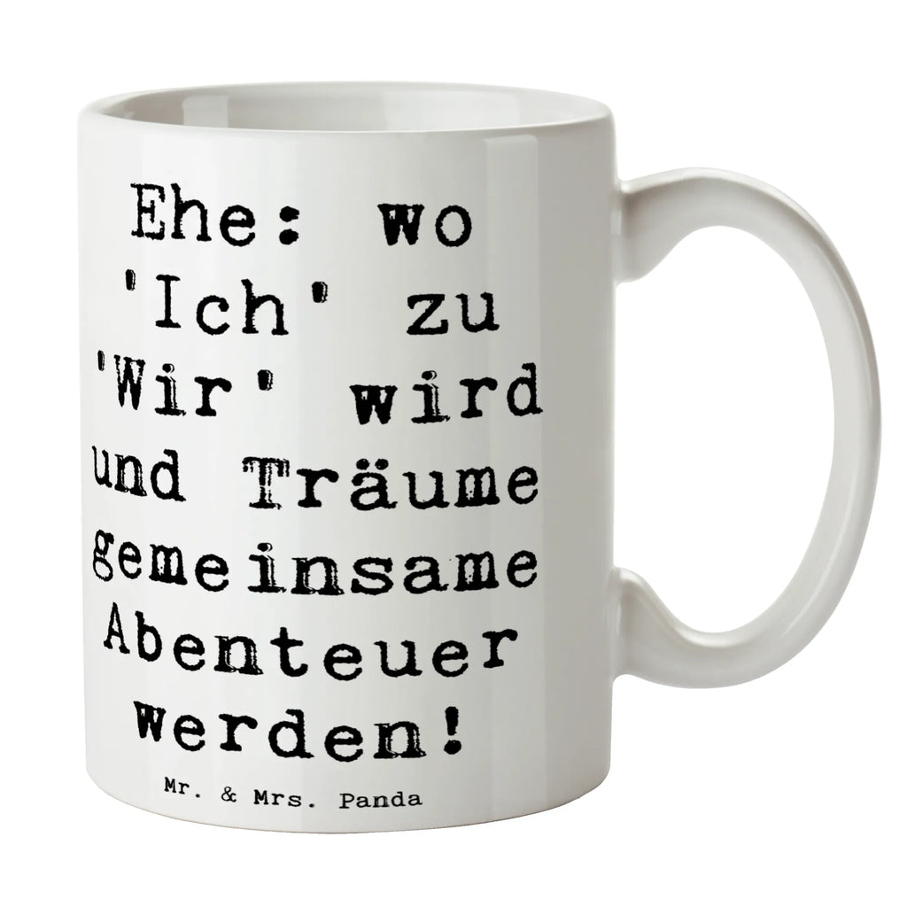 Tasse Spruch Hochzeitsfeier Abenteuer teetassen, frühstückstassen, teepott, Kakaotasse, tasse mit motiv, mug, keramiktassen, dekotasse, Tasse, trinktasse, frühstücksbecher, Teetasse, Kaffeepott, bedruckte tasse, frühstückstasse, designtasse, Tassen, Coffee Mug, Kaffeetasse, kakaotassen, Tasse mit Spruch, keramikbecher, bürobecher, coffee mugs, Kaffeebecher, Geschenktasse, Bürotasse, mugs, sprüchetasse, Keramiktasse, Teebecher, pott, henkeltasse, Becher, porzellantassen, henkelbecher, henkeltassen, Trinkbecher, Motivtasse, Kaffeetassen, Porzellantasse, Hochzeitsgeschenk, Hochzeitsgeschenkideen, Hochzeitsgeschenke für Brautpaar, Hochzeitskarte, Ehe, Hochzeitsfeier, Hochzeit, Trauung, Trauungsgeschenk, Verlobungsfeier, Verlobungsgeschenk