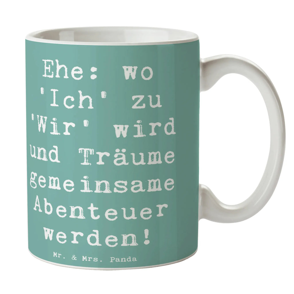 Tasse Spruch Hochzeitsfeier Abenteuer teetassen, frühstückstassen, teepott, Kakaotasse, tasse mit motiv, mug, keramiktassen, dekotasse, Tasse, trinktasse, frühstücksbecher, Teetasse, Kaffeepott, bedruckte tasse, frühstückstasse, designtasse, Tassen, Coffee Mug, Kaffeetasse, kakaotassen, Tasse mit Spruch, keramikbecher, bürobecher, coffee mugs, Kaffeebecher, Geschenktasse, Bürotasse, mugs, sprüchetasse, Keramiktasse, Teebecher, pott, henkeltasse, Becher, porzellantassen, henkelbecher, henkeltassen, Trinkbecher, Motivtasse, Kaffeetassen, Porzellantasse, Hochzeitsgeschenk, Hochzeitsgeschenkideen, Hochzeitsgeschenke für Brautpaar, Hochzeitskarte, Ehe, Hochzeitsfeier, Hochzeit, Trauung, Trauungsgeschenk, Verlobungsfeier, Verlobungsgeschenk