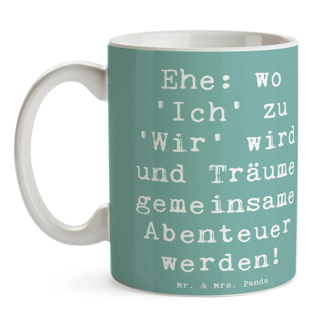 Tasse Spruch Hochzeitsfeier Abenteuer teetassen, frühstückstassen, teepott, Kakaotasse, tasse mit motiv, mug, keramiktassen, dekotasse, Tasse, trinktasse, frühstücksbecher, Teetasse, Kaffeepott, bedruckte tasse, frühstückstasse, designtasse, Tassen, Coffee Mug, Kaffeetasse, kakaotassen, Tasse mit Spruch, keramikbecher, bürobecher, coffee mugs, Kaffeebecher, Geschenktasse, Bürotasse, mugs, sprüchetasse, Keramiktasse, Teebecher, pott, henkeltasse, Becher, porzellantassen, henkelbecher, henkeltassen, Trinkbecher, Motivtasse, Kaffeetassen, Porzellantasse, Hochzeitsgeschenk, Hochzeitsgeschenkideen, Hochzeitsgeschenke für Brautpaar, Hochzeitskarte, Ehe, Hochzeitsfeier, Hochzeit, Trauung, Trauungsgeschenk, Verlobungsfeier, Verlobungsgeschenk