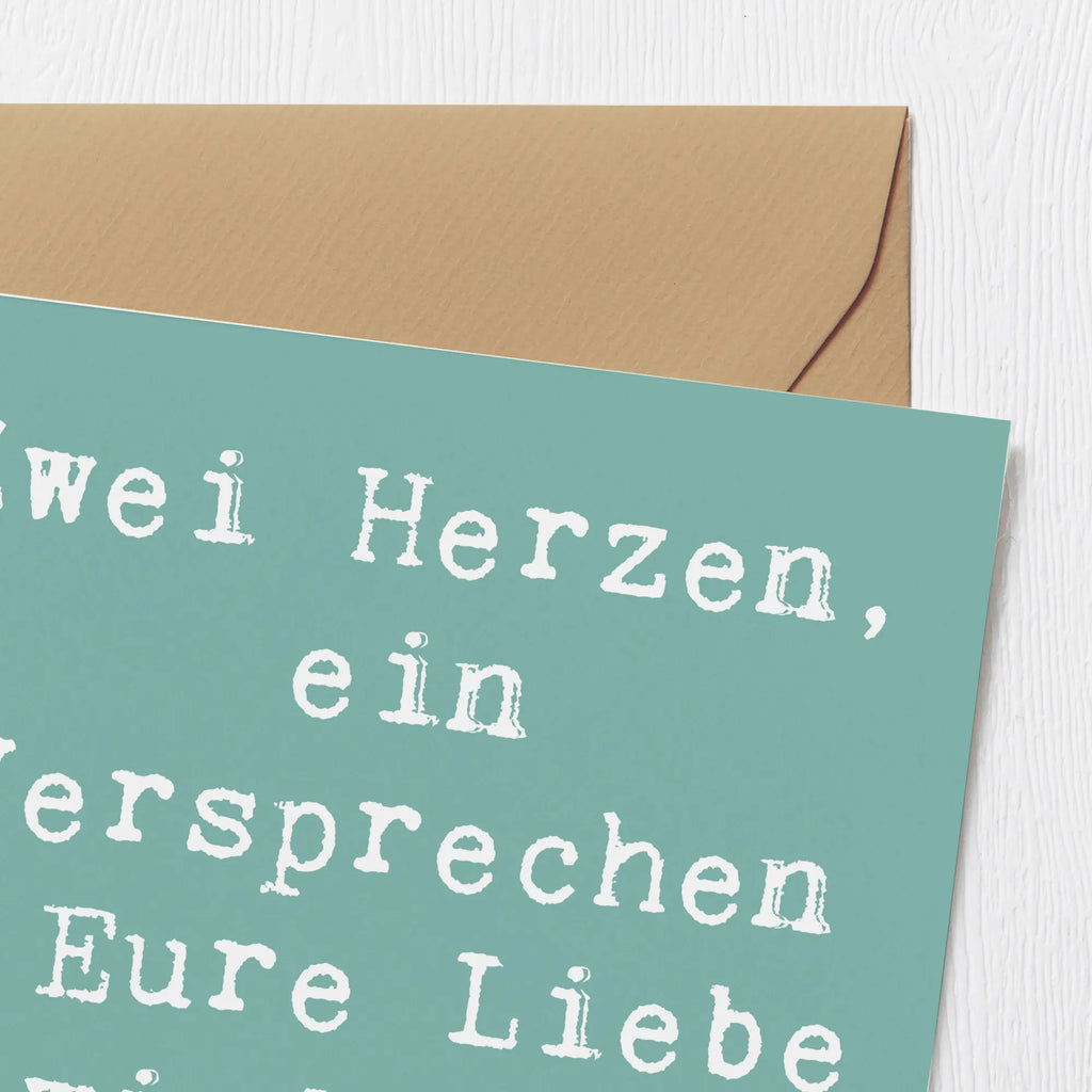 Deluxe Karte Spruch Standesamtliche Trauung Versprechen Klappkarte, Einladungskarte, Hochwertige Klappkarte, Karte, Hochzeitskarte, Hochwertige Grußkarte, Glückwunschkarte, Grußkarte, Geburtstagskarte, Hochzeit, Hochzeitsgeschenk, Ehe, Hochzeitsfeier, Trauung, Trauungsgeschenk, Verlobungsfeier, Verlobungsgeschenk, Hochzeitsgeschenkideen, Hochzeitsgeschenke für Brautpaar