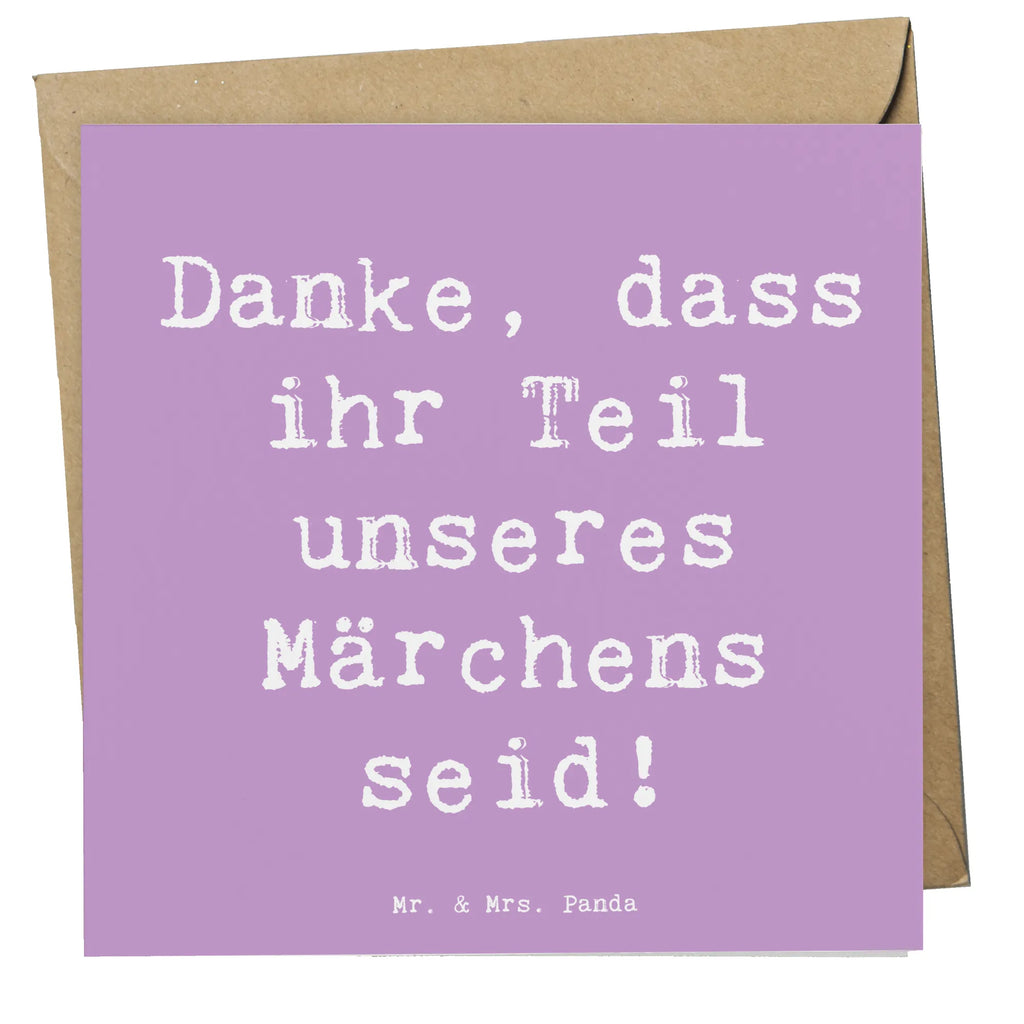 Deluxe Card Saying Danke, dass ihr Teil unseres Märchens seid! Karte, Hochwertige Klappkarte, Hochzeitskarte, Einladungskarte, Geburtstagskarte, Klappkarte, Glückwunschkarte, Grußkarte, Hochwertige Grußkarte, Hochzeit, Hochzeitsgeschenk, Ehe, Hochzeitsfeier, Trauung, Trauungsgeschenk, Verlobungsfeier, Verlobungsgeschenk, Hochzeitsgeschenkideen, Hochzeitsgeschenke für Brautpaar