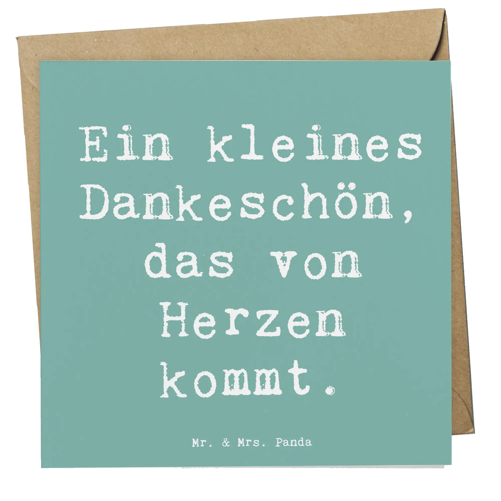 Deluxe Card Saying Ein kleines Dankeschön, das von Herzen kommt. Karte, Grußkarte, Klappkarte, Einladungskarte, Glückwunschkarte, Hochzeitskarte, Geburtstagskarte, Hochwertige Grußkarte, Hochwertige Klappkarte, Hochzeit, Hochzeitsgeschenk, Ehe, Hochzeitsfeier, Trauung, Trauungsgeschenk, Verlobungsfeier, Verlobungsgeschenk, Hochzeitsgeschenkideen, Hochzeitsgeschenke für Brautpaar