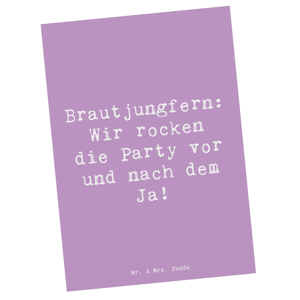 Postcard Saying Brautjungfern: Wir rocken die Party vor und nach dem Ja! Postkarte, Einladungskarte, Einladung, Karte, Ansichtskarten, Einladung Geburtstag, Geburtstagskarte, Grußkarte, Geschenkkarte, Einladungskarten Geburtstag, Dankeskarte, Ansichtskarte, Hochzeit, Hochzeitsgeschenk, Ehe, Hochzeitsfeier, Trauung, Trauungsgeschenk, Hochzeitskarte, Verlobungsfeier, Verlobungsgeschenk, Hochzeitsgeschenkideen, Hochzeitsgeschenke für Brautpaar