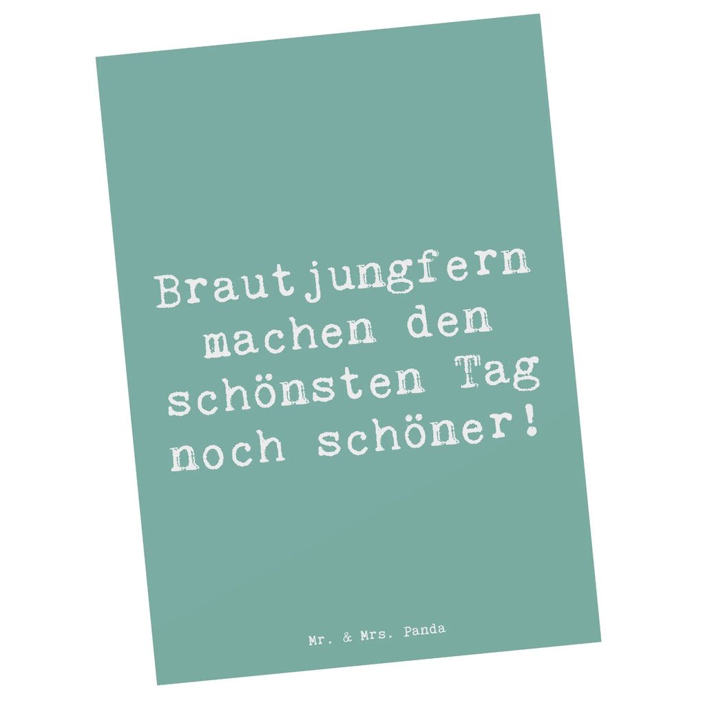 Postcard Saying Brautjungfern machen den schönsten Tag noch schöner! Postkarte, Geschenkkarte, Dankeskarte, Grußkarte, Geburtstagskarte, Ansichtskarte, Ansichtskarten, Karte, Einladung Geburtstag, Einladung, Einladungskarten Geburtstag, Einladungskarte, Hochzeit, Hochzeitsgeschenk, Ehe, Hochzeitsfeier, Trauung, Trauungsgeschenk, Hochzeitskarte, Verlobungsfeier, Verlobungsgeschenk, Hochzeitsgeschenkideen, Hochzeitsgeschenke für Brautpaar