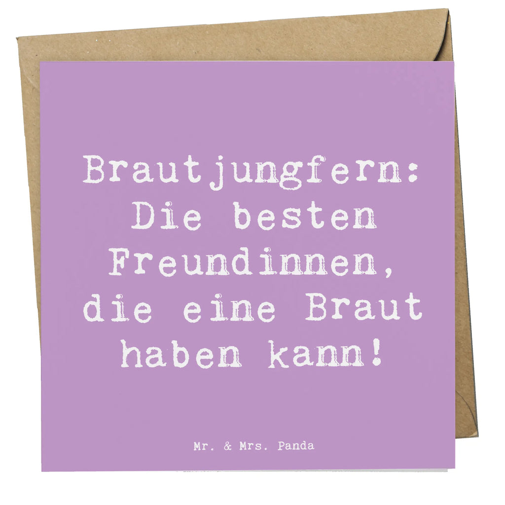 Deluxe Card Saying Brautjungfern: Die besten Freundinnen, die eine Braut haben kann! Karte, Grußkarte, Klappkarte, Einladungskarte, Glückwunschkarte, Hochzeitskarte, Geburtstagskarte, Hochwertige Grußkarte, Hochwertige Klappkarte, Hochzeit, Hochzeitsgeschenk, Ehe, Hochzeitsfeier, Trauung, Trauungsgeschenk, Verlobungsfeier, Verlobungsgeschenk, Hochzeitsgeschenkideen, Hochzeitsgeschenke für Brautpaar