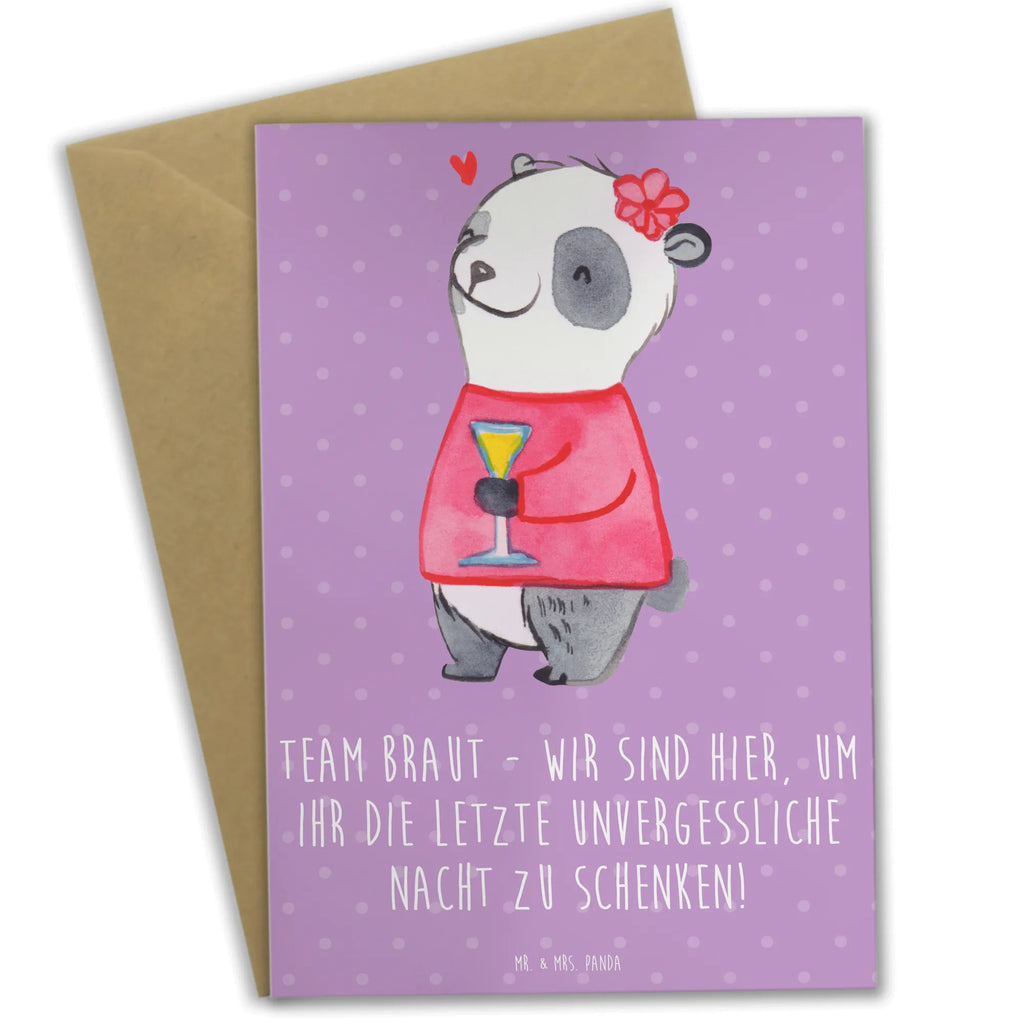 Greetings card Team Braut - Wir sind hier, um ihr die letzte unvergessliche Nacht zu schenken! Hochzeitskarte, Geburtstagskarte, Klappkarte, Glückwunschkarte, Ansichtskarten, Karte, Grußkarte, Einladungskarte, Hochzeit, Hochzeitsgeschenk, Ehe, Hochzeitsfeier, Trauung, Trauungsgeschenk, Verlobungsfeier, Verlobungsgeschenk, Hochzeitsgeschenkideen, Hochzeitsgeschenke für Brautpaar