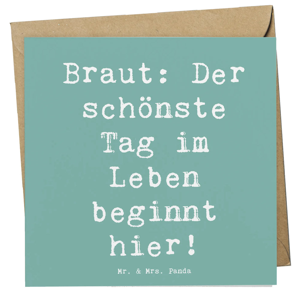 Deluxe Karte Spruch Braut Tag Grußkarte, anlasskarte, Glückwunschkarte, doppelkarte, Klappkarte, faltkarte, Hochzeitskarte, Trauungsgeschenk, Hochzeitsgeschenk, Hochzeitsgeschenke für Brautpaar, Hochzeitsgeschenkideen, Hochzeit, Hochzeitsfeier, Verlobungsfeier, Verlobungsgeschenk, Trauung, Ehe