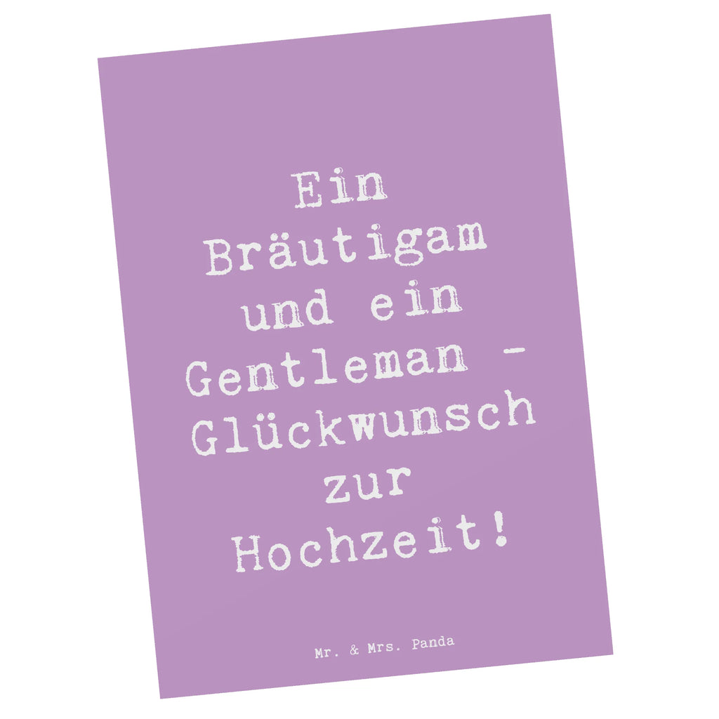Postcard Saying Ein Bräutigam und ein Gentleman - Glückwunsch zur Hochzeit! Ansichtskarten, Grußkarte, Postkarte, Karte, Dankeskarte, Einladung Geburtstag, Einladungskarte, Geschenkkarte, Einladung, Ansichtskarte, Einladungskarten Geburtstag, Geburtstagskarte, Hochzeit, Hochzeitsgeschenk, Ehe, Hochzeitsfeier, Trauung, Trauungsgeschenk, Hochzeitskarte, Verlobungsfeier, Verlobungsgeschenk, Hochzeitsgeschenkideen, Hochzeitsgeschenke für Brautpaar