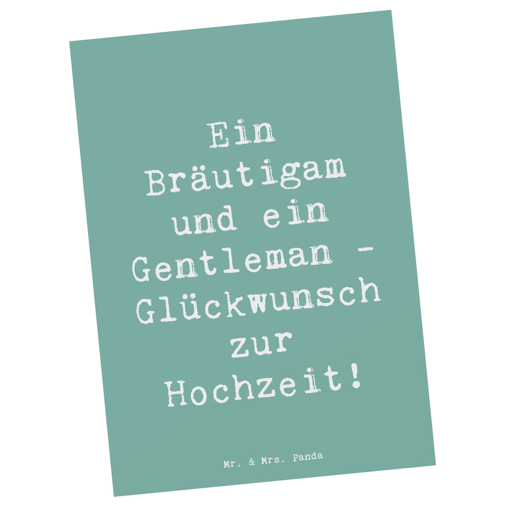 Postcard Saying Ein Bräutigam und ein Gentleman - Glückwunsch zur Hochzeit! Ansichtskarten, Grußkarte, Postkarte, Karte, Dankeskarte, Einladung Geburtstag, Einladungskarte, Geschenkkarte, Einladung, Ansichtskarte, Einladungskarten Geburtstag, Geburtstagskarte, Hochzeit, Hochzeitsgeschenk, Ehe, Hochzeitsfeier, Trauung, Trauungsgeschenk, Hochzeitskarte, Verlobungsfeier, Verlobungsgeschenk, Hochzeitsgeschenkideen, Hochzeitsgeschenke für Brautpaar