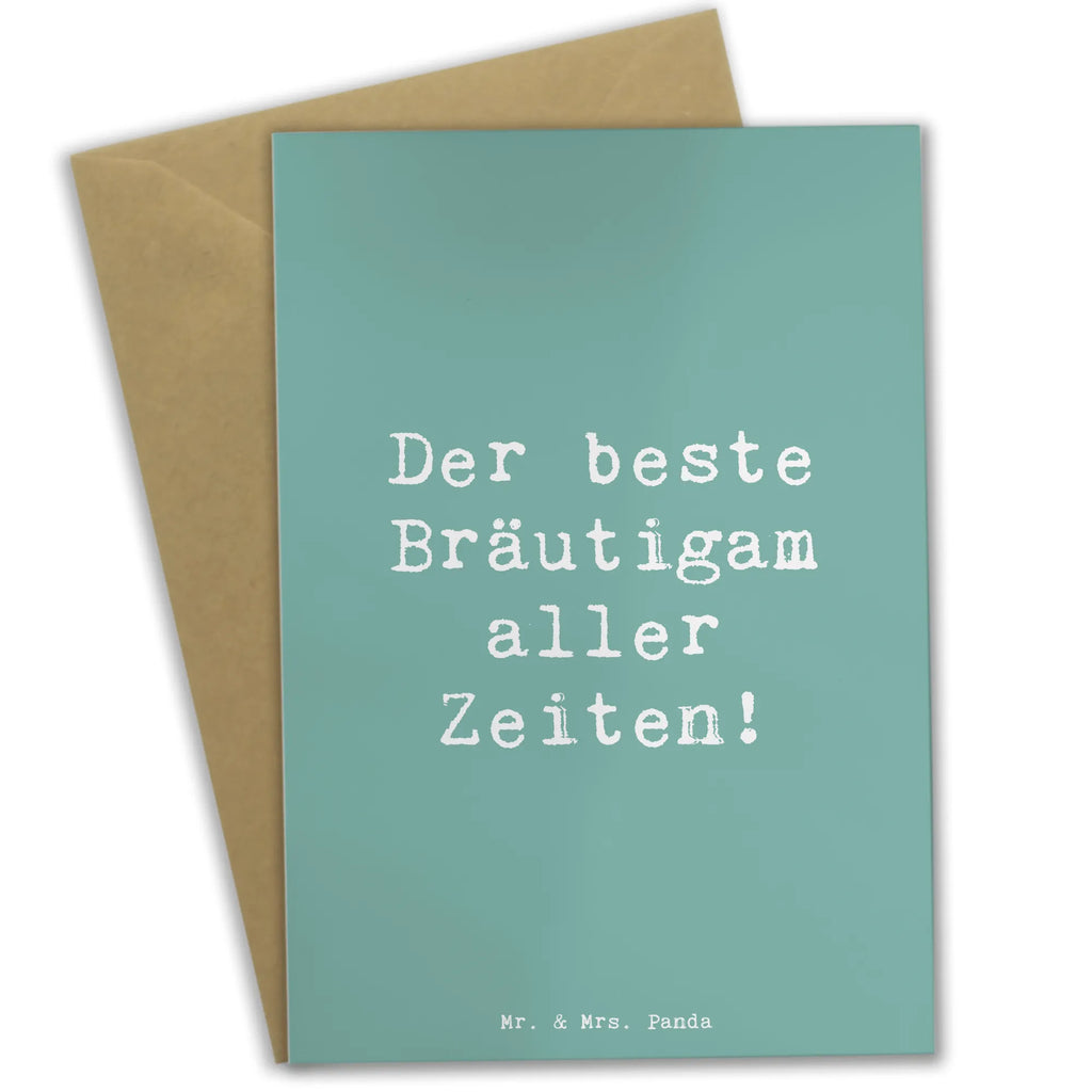 Greetings card Saying Der beste Bräutigam aller Zeiten! osterkarten, spruchkarte, Grußkarten, weihnachtskarten, abiturkarte, genesungskarte, Klappkarte, valentinstagskarte, Motivkarte, firmungskarte, neujahrskarte, Grußkarte, jubiläumskarte, hochzeitskarten, kommunionskarte, glückwunschkarten, Glückwunschkarte, einladungskarten, dankeskarten, babykarte, vatertagskarte, Beileidskarte, osterkarte, Hochzeitsgeschenke für Brautpaar, Hochzeitsgeschenkideen, Hochzeitsfeier, Verlobungsfeier, Verlobungsgeschenk, Hochzeitsgeschenk, Trauung, Ehe, Hochzeitskarte, Hochzeit, Trauungsgeschenk