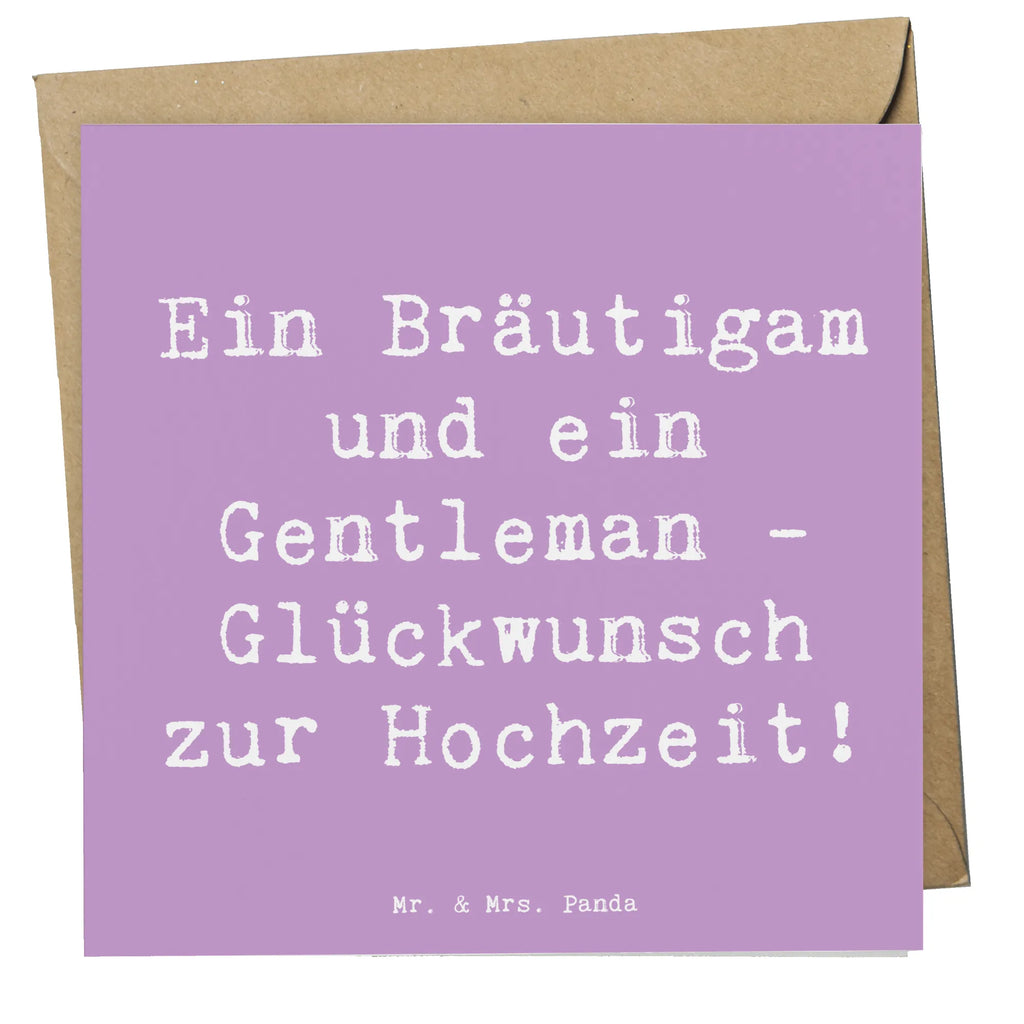Deluxe Card Saying Ein Bräutigam und ein Gentleman - Glückwunsch zur Hochzeit! Grußkarte, Karte, Einladungskarte, Glückwunschkarte, Klappkarte, Geburtstagskarte, Hochwertige Klappkarte, Hochzeitskarte, Hochwertige Grußkarte, Hochzeit, Hochzeitsgeschenk, Ehe, Hochzeitsfeier, Trauung, Trauungsgeschenk, Verlobungsfeier, Verlobungsgeschenk, Hochzeitsgeschenkideen, Hochzeitsgeschenke für Brautpaar