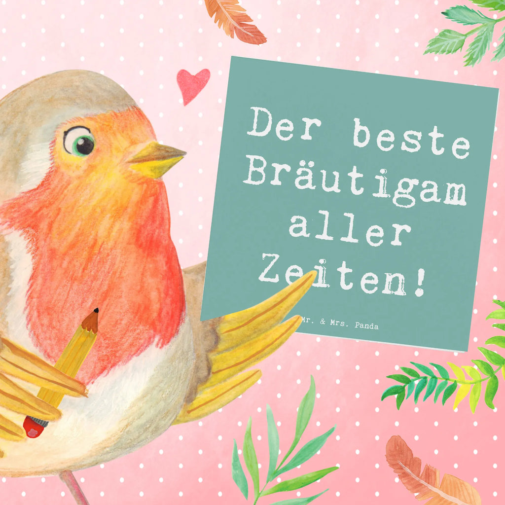 Deluxe Card Saying Der beste Bräutigam aller Zeiten! Karte, Hochzeitskarte, Glückwunschkarte, Geburtstagskarte, Einladungskarte, Hochwertige Grußkarte, Grußkarte, Klappkarte, Hochwertige Klappkarte, Hochzeit, Hochzeitsgeschenk, Ehe, Hochzeitsfeier, Trauung, Trauungsgeschenk, Verlobungsfeier, Verlobungsgeschenk, Hochzeitsgeschenkideen, Hochzeitsgeschenke für Brautpaar