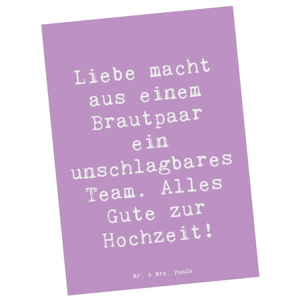 Postcard Saying Liebe macht aus einem Brautpaar ein unschlagbares Team. Alles Gute zur Hochzeit! Ansichtskarte, Karte, Einladung, Dankeskarte, Postkarte, Einladungskarte, Geburtstagskarte, Grußkarte, Ansichtskarten, Einladung Geburtstag, Einladungskarten Geburtstag, Geschenkkarte, Hochzeit, Hochzeitsgeschenk, Ehe, Hochzeitsfeier, Trauung, Trauungsgeschenk, Hochzeitskarte, Verlobungsfeier, Verlobungsgeschenk, Hochzeitsgeschenkideen, Hochzeitsgeschenke für Brautpaar