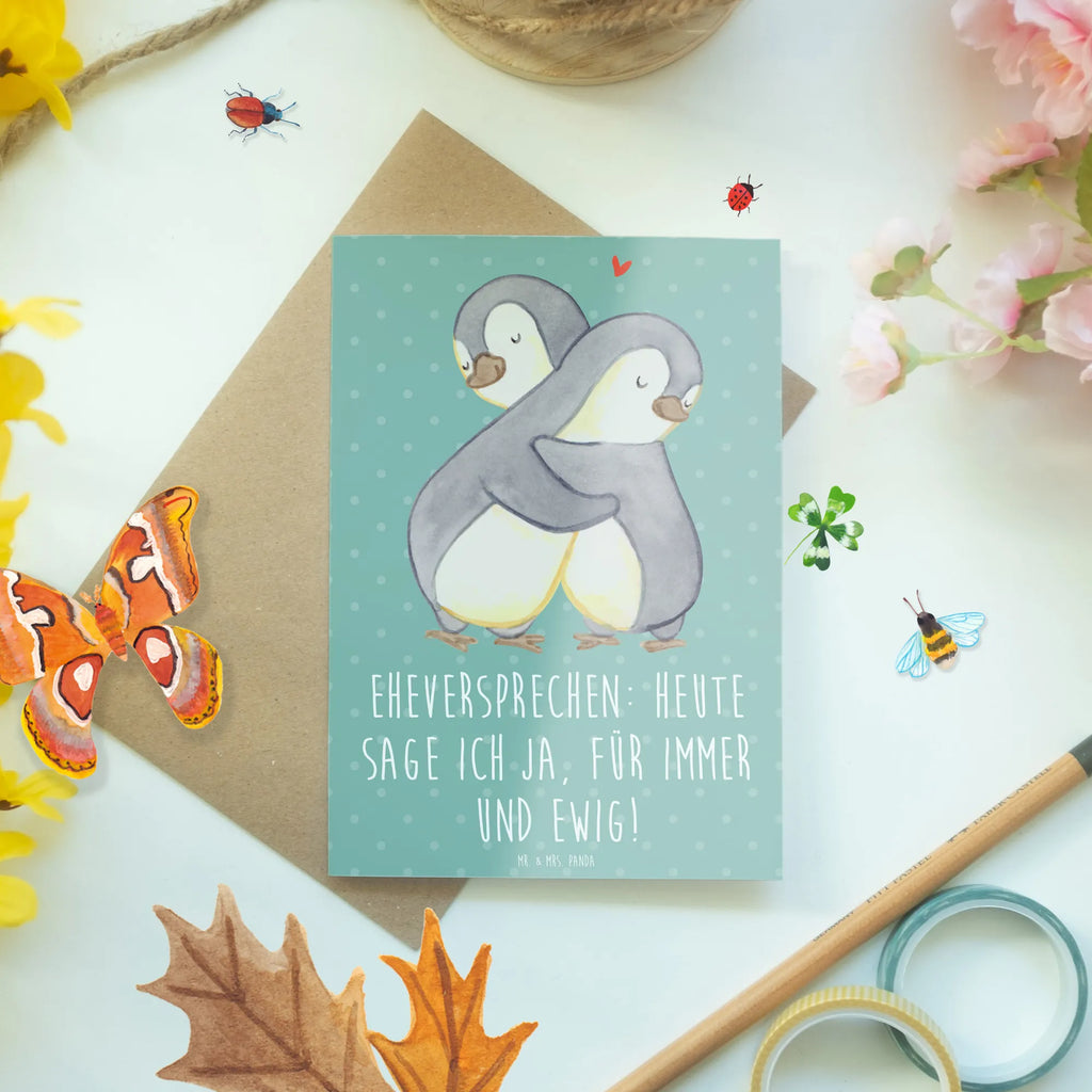 Greetings card Eheversprechen: Heute sage ich Ja, für immer und ewig! Klappkarte, Ansichtskarten, Einladungskarte, Karte, Geburtstagskarte, Glückwunschkarte, Grußkarte, Hochzeitskarte, Hochzeit, Hochzeitsgeschenk, Ehe, Hochzeitsfeier, Trauung, Trauungsgeschenk, Verlobungsfeier, Verlobungsgeschenk, Hochzeitsgeschenkideen, Hochzeitsgeschenke für Brautpaar