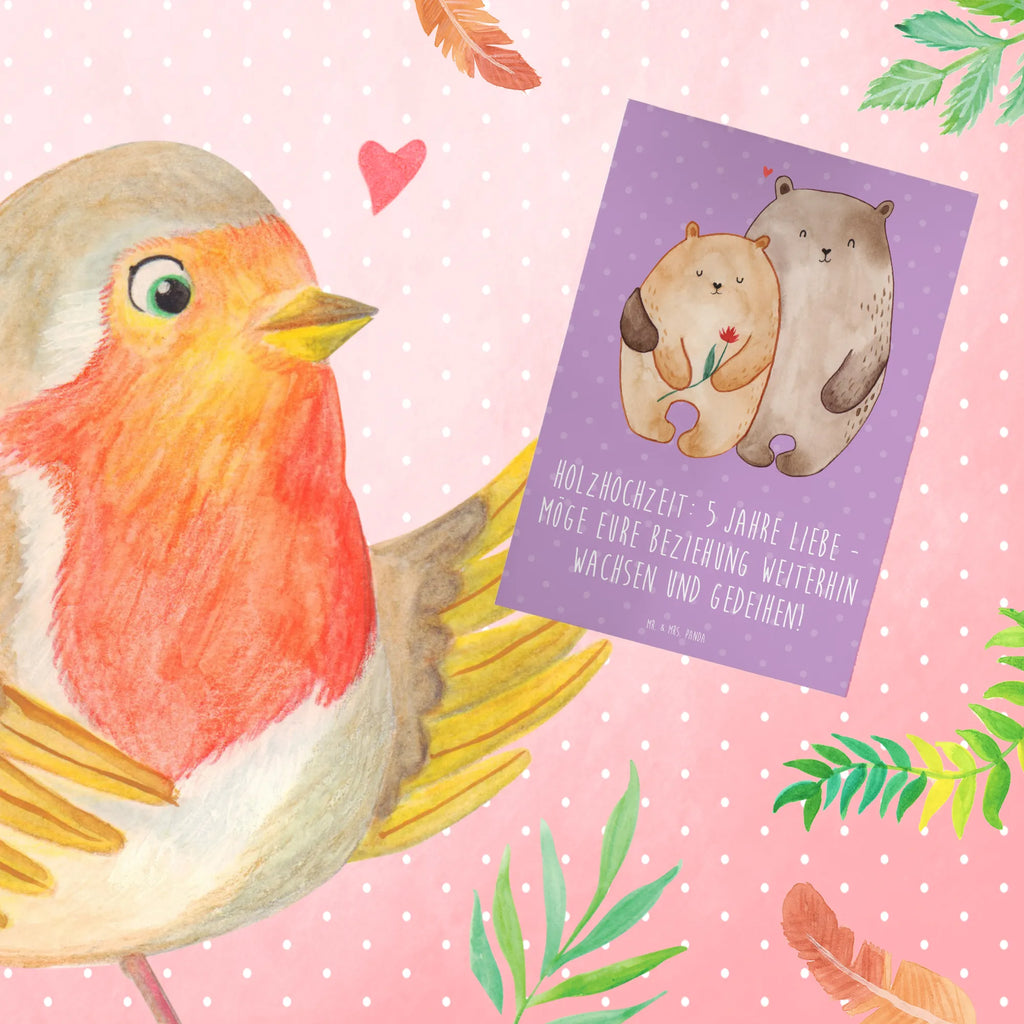 Greetings card Holzhochzeit: 5 Jahre Liebe - Möge eure Beziehung weiterhin wachsen und gedeihen! Grußkarte, Klappkarte, Ansichtskarten, Karte, Geburtstagskarte, Hochzeitskarte, Glückwunschkarte, Einladungskarte, Hochzeit, Hochzeitsgeschenk, Ehe, Hochzeitsfeier, Trauung, Trauungsgeschenk, Verlobungsfeier, Verlobungsgeschenk, Hochzeitsgeschenkideen, Hochzeitsgeschenke für Brautpaar