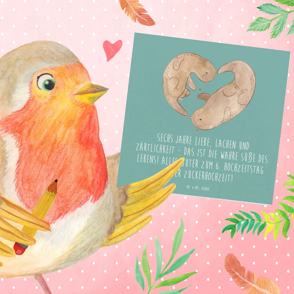 Deluxe Karte 6. Hochzeitstag Zuckerhochzeit Hochzeitskarte, Hochwertige Grußkarte, Hochwertige Klappkarte, Einladungskarte, Karte, Klappkarte, Grußkarte, Glückwunschkarte, Geburtstagskarte, Hochzeit, Hochzeitsgeschenk, Ehe, Hochzeitsfeier, Trauung, Trauungsgeschenk, Verlobungsfeier, Verlobungsgeschenk, Hochzeitsgeschenkideen, Hochzeitsgeschenke für Brautpaar