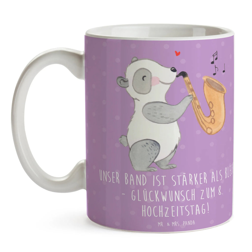 Mug Unser Band ist stärker als Blech - Glückwunsch zum 8. Hochzeitstag! Kaffeetasse, Bürotasse, Tasse, Geschenktasse, Tasse mit Zitaten, Teetasse, Tasse mit Motiven, Porzellantasse, Keramiktasse, Hochzeit, Hochzeitsgeschenk, Ehe, Hochzeitsfeier, Trauung, Trauungsgeschenk, Hochzeitskarte, Verlobungsfeier, Verlobungsgeschenk, Hochzeitsgeschenkideen, Hochzeitsgeschenke für Brautpaar