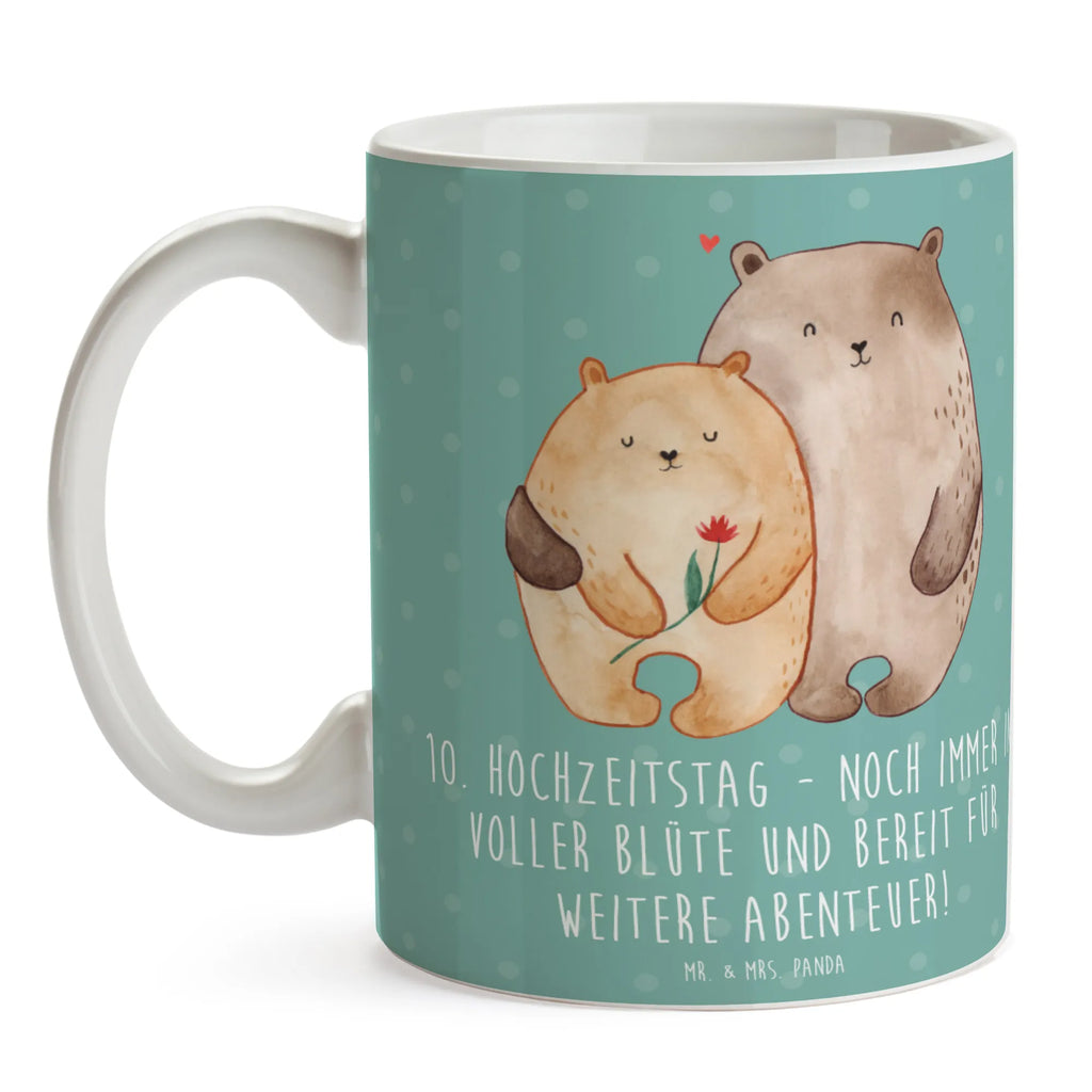 Tasse 10. Hochzeitstag Rosenhochzeit Porzellantasse, Tasse mit Zitaten, Bürotasse, Teetasse, Keramiktasse, Geschenktasse, Kaffeetasse, Tasse mit Motiven, Tasse, Hochzeit, Hochzeitsgeschenk, Ehe, Hochzeitsfeier, Trauung, Trauungsgeschenk, Hochzeitskarte, Verlobungsfeier, Verlobungsgeschenk, Hochzeitsgeschenkideen, Hochzeitsgeschenke für Brautpaar