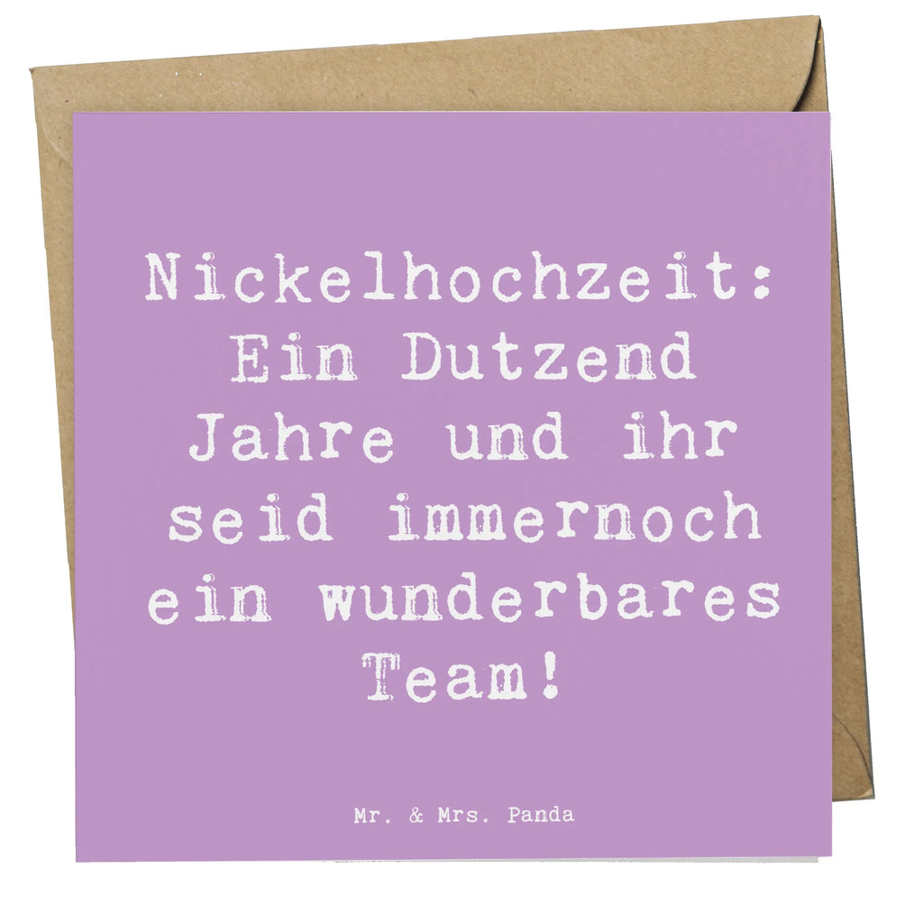 Deluxe Card Saying Nickelhochzeit: Ein Dutzend Jahre und ihr seid immernoch ein wunderbares Team! Einladungskarte, Grußkarte, Hochwertige Grußkarte, Karte, Geburtstagskarte, Hochwertige Klappkarte, Glückwunschkarte, Hochzeitskarte, Klappkarte, Hochzeit, Hochzeitsgeschenk, Ehe, Hochzeitsfeier, Trauung, Trauungsgeschenk, Verlobungsfeier, Verlobungsgeschenk, Hochzeitsgeschenkideen, Hochzeitsgeschenke für Brautpaar