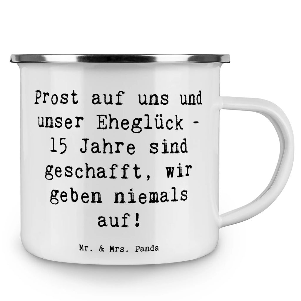 Enamel camping mug Saying Prost auf uns und unser Eheglück - 15 Jahre sind geschafft, wir geben niemals auf! Camping Tassen Emaille, Emaille Tasse, Outdoor Tasse, Camping Becher Edelstahl, Campingbecher, Emaille Tasse Camping, Camping Tasse Emaille, Emaille Trinkbecher, Emaille Campingbecher, Blechtasse, Edelstahl Trinkbecher, Campingtassen, Campingtasse, Camping Tassen, Camping Becher, Emaille Becher, Blechtassen, Emaille Tassen, Trinkbecher, Kaffee Blechtasse, Metall Tasse, Tasse Camping, Emaille Becher Camping, Metalltasse für Camping, Tasse Emaille, Metalltasse, Camping Tasse Metall, Outdoor Becher, Emailletasse, Blechtasse Outdoor, Hochzeit, Hochzeitsgeschenk, Ehe, Hochzeitsfeier, Trauung, Trauungsgeschenk, Hochzeitskarte, Verlobungsfeier, Verlobungsgeschenk, Hochzeitsgeschenkideen, Hochzeitsgeschenke für Brautpaar