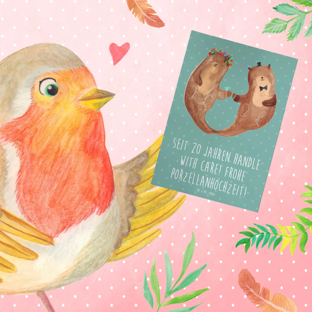 Greetings card Seit 20 Jahren handle with care! Frohe Porzellanhochzeit! Ansichtskarten, Einladungskarte, Geburtstagskarte, Karte, Klappkarte, Glückwunschkarte, Grußkarte, Hochzeitskarte, Hochzeit, Hochzeitsgeschenk, Ehe, Hochzeitsfeier, Trauung, Trauungsgeschenk, Verlobungsfeier, Verlobungsgeschenk, Hochzeitsgeschenkideen, Hochzeitsgeschenke für Brautpaar