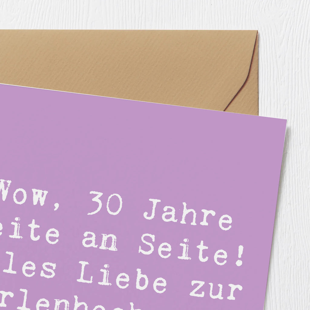 Deluxe Card Saying Wow, 30 Jahre Seite an Seite! Alles Liebe zur Perlenhochzeit! Hochwertige Grußkarte, Grußkarte, Einladungskarte, Klappkarte, Geburtstagskarte, Hochzeitskarte, Hochwertige Klappkarte, Karte, Glückwunschkarte, Hochzeit, Hochzeitsgeschenk, Ehe, Hochzeitsfeier, Trauung, Trauungsgeschenk, Verlobungsfeier, Verlobungsgeschenk, Hochzeitsgeschenkideen, Hochzeitsgeschenke für Brautpaar