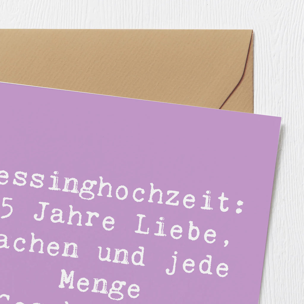 Deluxe Card Saying Messinghochzeit: 45 Jahre Liebe, Lachen und jede Menge Geschichten! Grußkarte, Karte, Geburtstagskarte, Hochzeitskarte, Klappkarte, Hochwertige Klappkarte, Einladungskarte, Glückwunschkarte, Hochwertige Grußkarte, Hochzeit, Hochzeitsgeschenk, Ehe, Hochzeitsfeier, Trauung, Trauungsgeschenk, Verlobungsfeier, Verlobungsgeschenk, Hochzeitsgeschenkideen, Hochzeitsgeschenke für Brautpaar