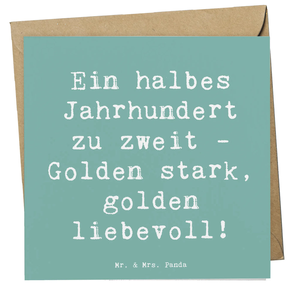 Deluxe Karte Spruch 50. Hochzeitstag Goldene Hochzeit Einladungskarte, Karte, Grußkarte, Glückwunschkarte, Hochwertige Grußkarte, Geburtstagskarte, Klappkarte, Hochwertige Klappkarte, Hochzeitskarte, Hochzeit, Hochzeitsgeschenk, Ehe, Hochzeitsfeier, Trauung, Trauungsgeschenk, Verlobungsfeier, Verlobungsgeschenk, Hochzeitsgeschenkideen, Hochzeitsgeschenke für Brautpaar