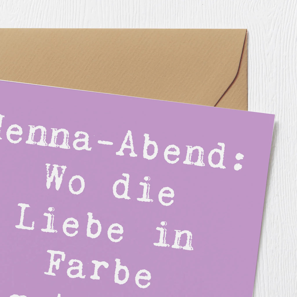 Deluxe Card Saying Henna-Abend: Wo die Liebe in Farbe getaucht wird! Klappkarte, Karte, Hochwertige Klappkarte, Grußkarte, Glückwunschkarte, Einladungskarte, Geburtstagskarte, Hochzeitskarte, Hochwertige Grußkarte, Hochzeit, Hochzeitsgeschenk, Ehe, Hochzeitsfeier, Trauung, Trauungsgeschenk, Verlobungsfeier, Verlobungsgeschenk, Hochzeitsgeschenkideen, Hochzeitsgeschenke für Brautpaar