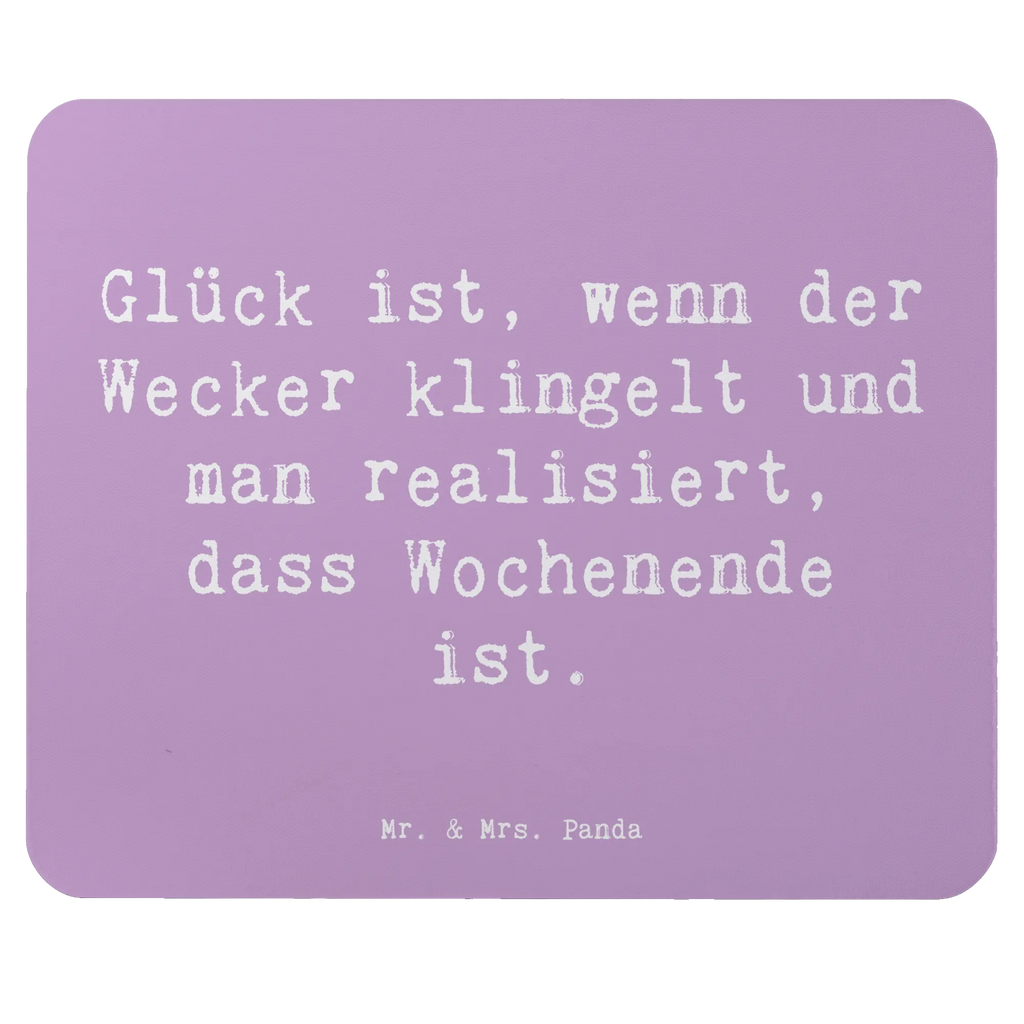 Mauspad Spruch Glück am Wochenende Designer Mauspad, Büroausstattung, Arbeitszimmer, Einzigartiges Mauspad, Mousepad, Mauspad Büro, Mauspad, Mausunterlage, PC Zubehör, Computer zubehör