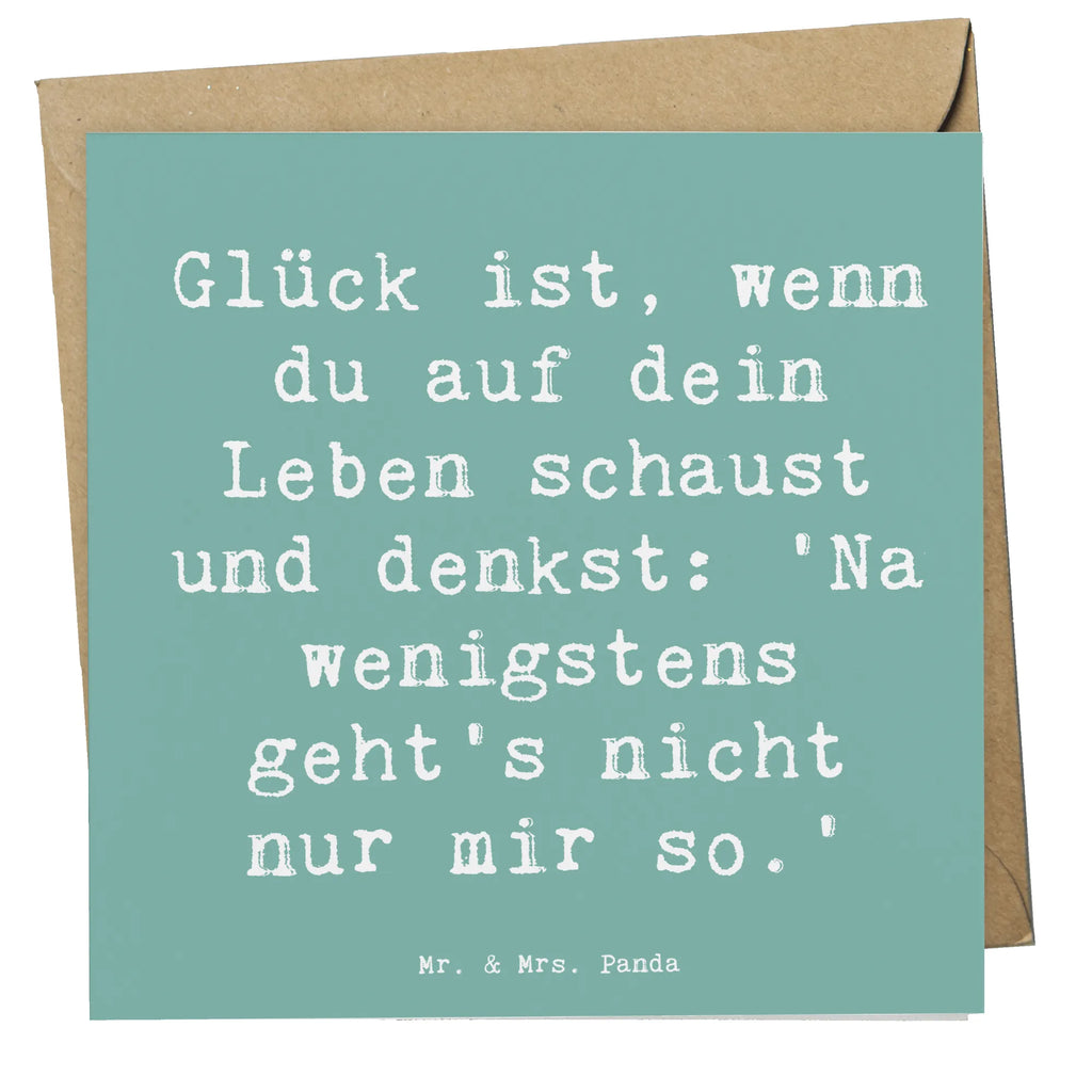 Deluxe Karte Spruch Glück Gemeinsam Klappkarte, Karte, Hochzeitskarte, Hochwertige Grußkarte, Glückwunschkarte, Einladungskarte, Hochwertige Klappkarte, Geburtstagskarte, Grußkarte
