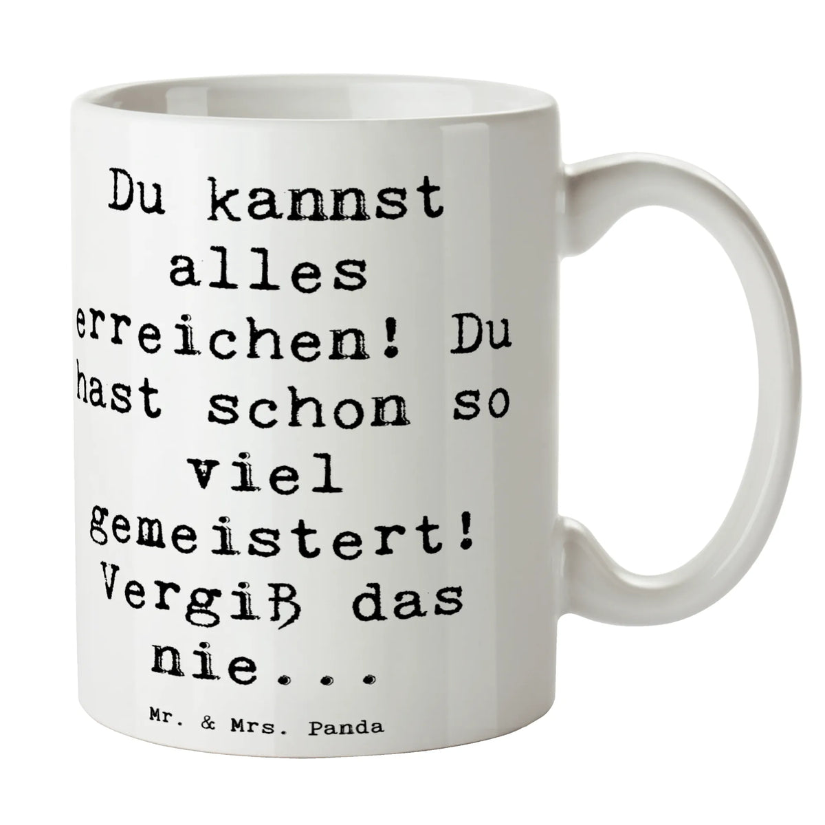 Tasse Spruch Selbstvertrauen stärken