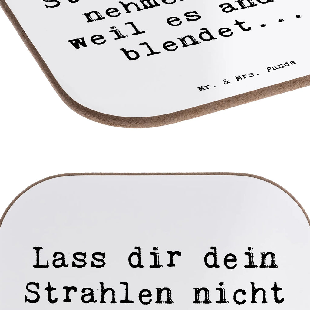 Square coaster Saying Lass dir dein Strahlen nicht nehmen, nur weil es andere blendet... Glasuntersetzer, Bierdeckel, Korkuntersetzer, Untersetzer, Tassen Untersetzer, Getränkeuntersetzer, Untersetzer für Gläser, Untersetzer Design, Holzuntersetzer, Untersetzer Holz, Untersetzer Gläser, Untersetzer aus Holz