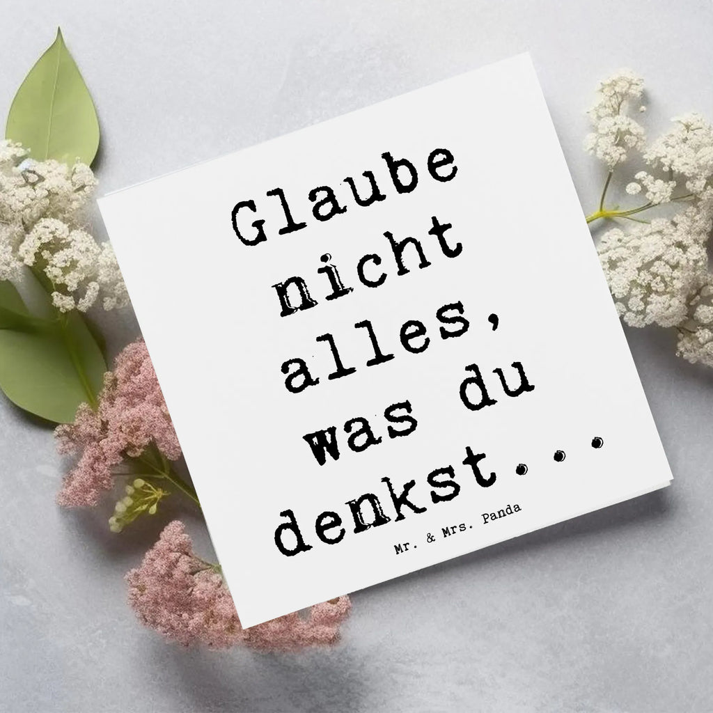 Deluxe Karte Spruch Selbstvertrauen und Klarheit Hochwertige Grußkarte, Glückwunschkarte, Einladungskarte, Hochwertige Klappkarte, Karte, Hochzeitskarte, Grußkarte, Geburtstagskarte, Klappkarte