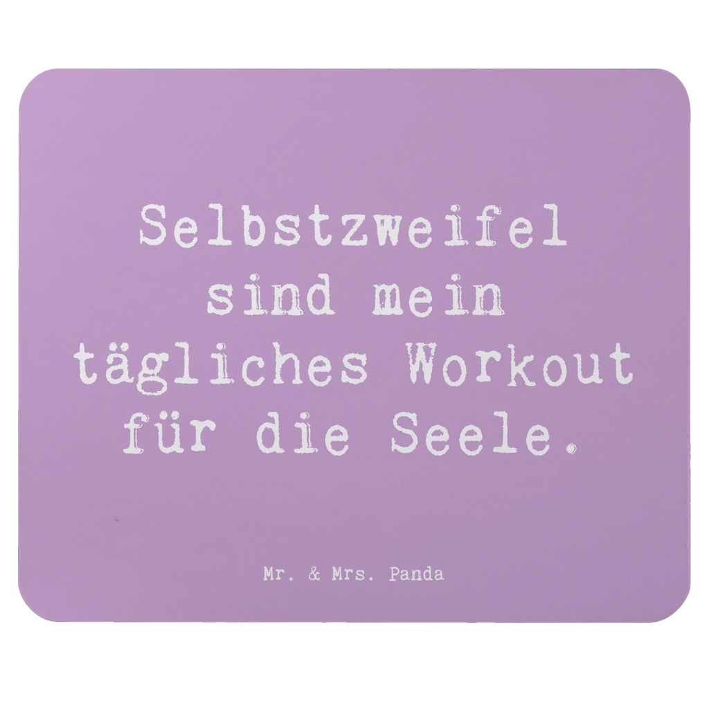 Mauspad Spruch Selbstzweifel Workout Mausunterlage, Einzigartiges Mauspad, Designer Mauspad, PC Zubehör, Computer zubehör, Mauspad Büro, Büroausstattung, Mousepad, Arbeitszimmer, Mauspad