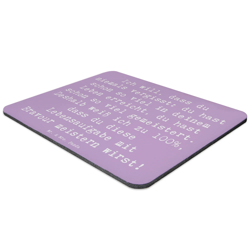 Mouse mat Saying Ich will, dass du niemals vergisst: du hast schon so viel in deinem Leben erreicht, du hast schon so viel gemeistert. Deshalb weiß ich zu 100%, dass du diese Lebensaufgabe mit Bravour meistern wirst! Büroausstattung, Computer zubehör, PC Zubehör, Mauspad, Mausunterlage, Arbeitszimmer, Einzigartiges Mauspad, Mousepad, Mauspad Büro, Designer Mauspad