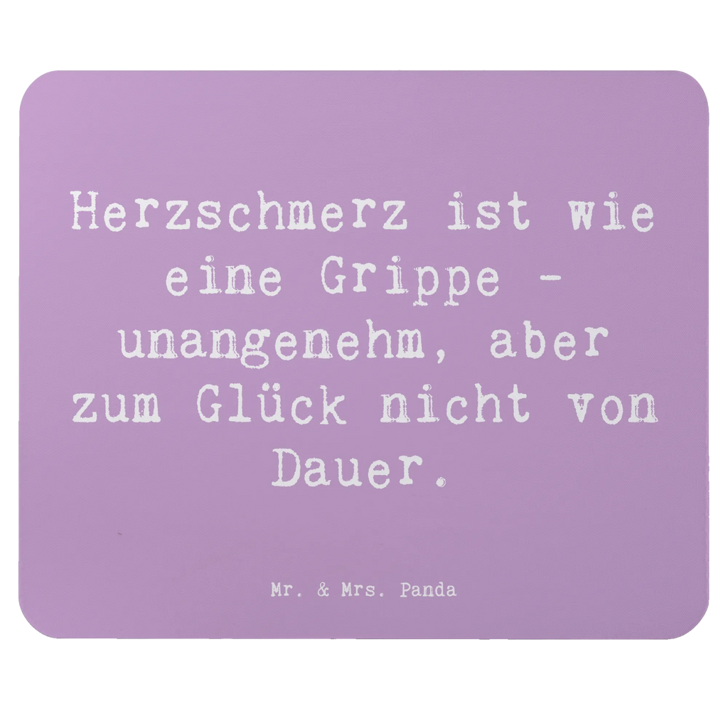 Mauspad Spruch Herzschmerz Grippe Arbeitszimmer, Büroausstattung, PC Zubehör, Computer zubehör, Mausunterlage, Mousepad, Mauspad Büro, Einzigartiges Mauspad, Mauspad, Designer Mauspad