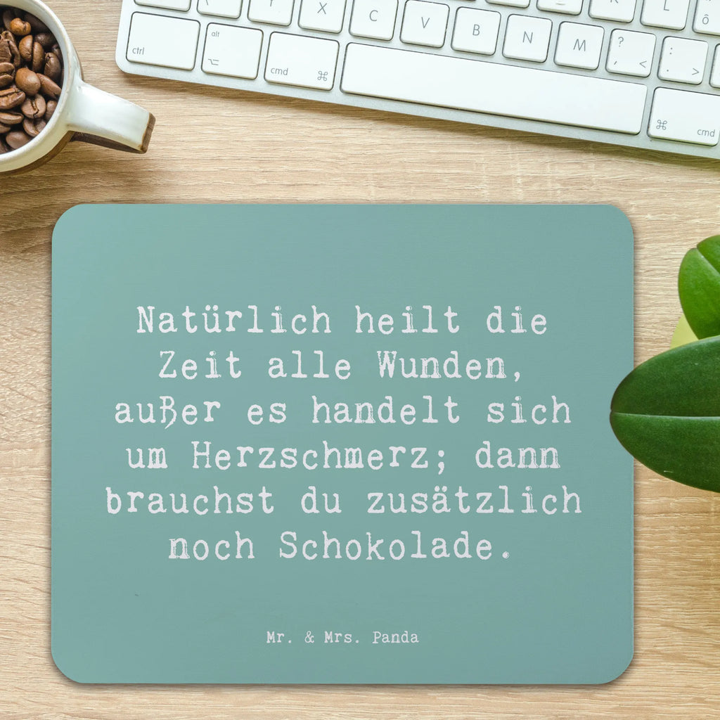 Mauspad Spruch Herzschmerz Schokolade PC Zubehör, Mauspad, Designer Mauspad, Mousepad, Mauspad Büro, Arbeitszimmer, Büroausstattung, Mausunterlage, Einzigartiges Mauspad, Computer zubehör