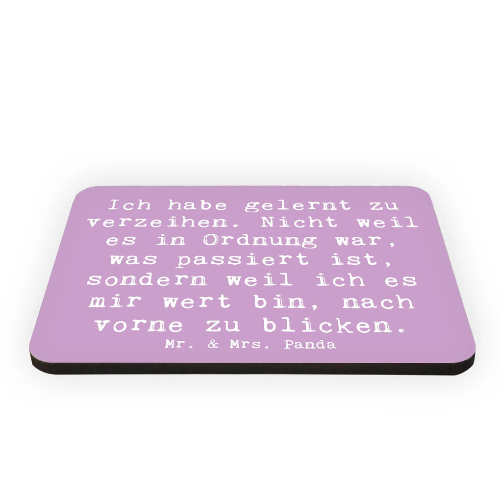 Magnet Saying Ich habe gelernt zu verzeihen. Nicht weil es in Ordnung war, was passiert ist, sondern weil ich es mir wert bin, nach vorne zu blicken. Pinnwandmagnet, Whiteboard Magnet, Kühlschrank Dekoration, Kühlschrankmagnet, Motivmagnete, Dekomagnet, Notiz Magnet, Souvenir Magnet, sprüche, zitate, spruch kollektion, inspiration, motivation, lebensweisheiten, geschenkideen, wanddeko, wohnaccessoires, sprüche sammlung, schöne sprüche, glück, liebe, freude, lächeln, alltag verschönern, nachhaltige geschenke, dekoration, kreativ, einzigartig, shopify, mr and mrs panda