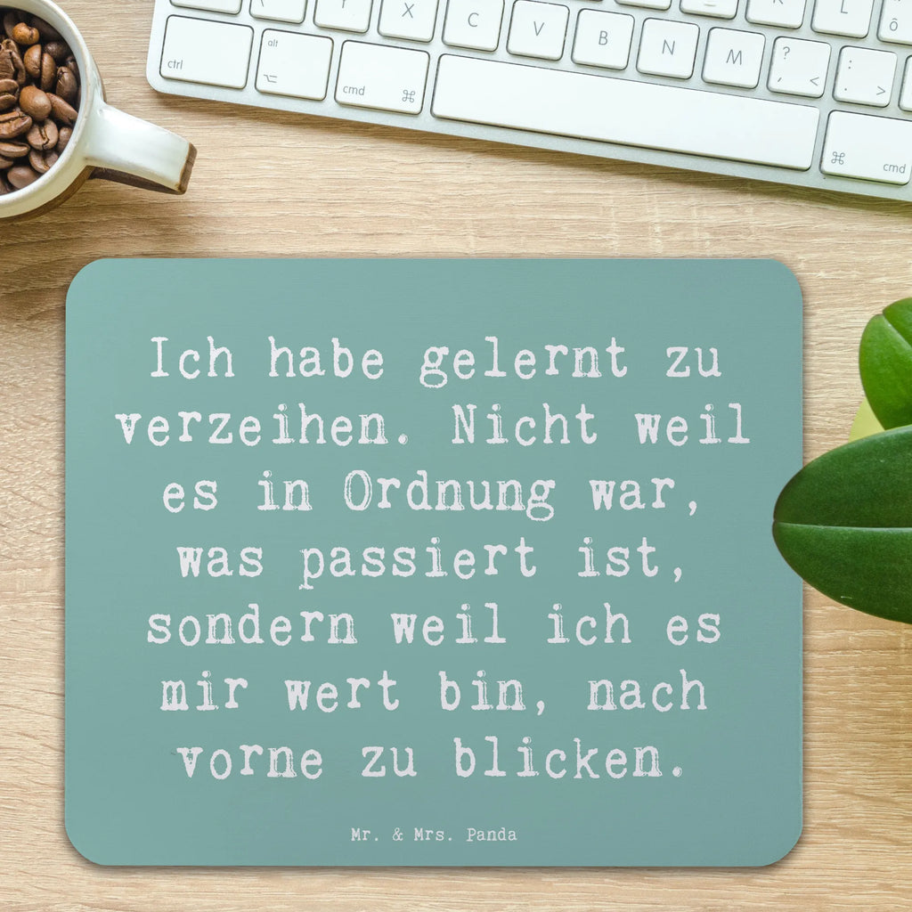 Mauspad Spruch Vergebung und Neubeginn Mousepad, Arbeitszimmer, Mauspad Büro, Mausunterlage, Mauspad, Büroausstattung, Designer Mauspad, PC Zubehör, Computer zubehör, Einzigartiges Mauspad