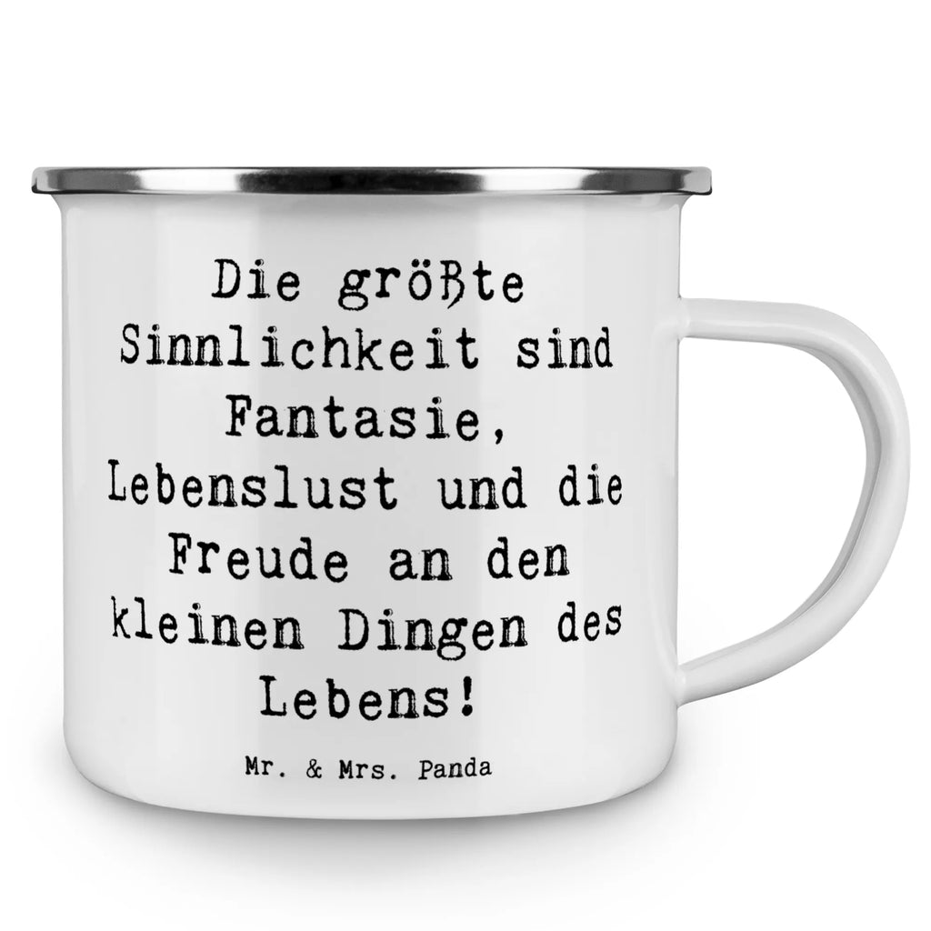 Enamel camping mug Saying Die größte Sinnlichkeit sind Fantasie, Lebenslust und die Freude an den kleinen Dingen des Lebens! Emaille Tasse, Metalltasse, Camping Becher, Blechtassen, Outdoor Tasse, Emaille Becher, Emaille Trinkbecher, Tasse Emaille, Emaille Becher Camping, Camping Tassen Emaille, Camping Becher Edelstahl, Campingtasse, Emaille Campingbecher, Metall Tasse, Edelstahl Trinkbecher, Emaille Tasse Camping, Emailletasse, Emaille Tassen, Campingtassen, Campingbecher, Blechtasse, Camping Tasse Metall, Camping Tassen, Camping Tasse Emaille, Metalltasse für Camping, Kaffee Blechtasse, Blechtasse Outdoor, Trinkbecher, Tasse Camping, Outdoor Becher