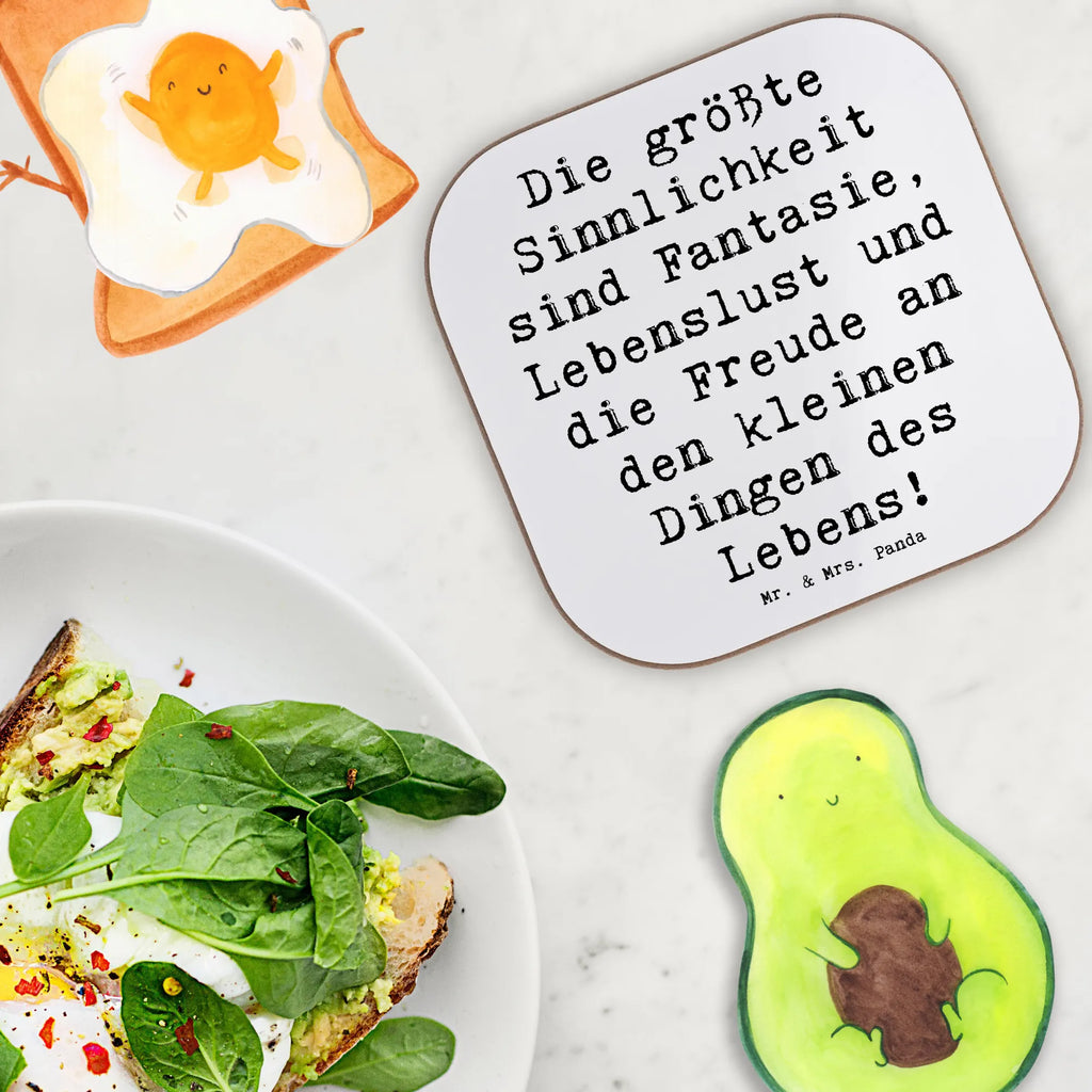 Square coaster Saying Die größte Sinnlichkeit sind Fantasie, Lebenslust und die Freude an den kleinen Dingen des Lebens! Untersetzer Gläser, Untersetzer Holz, Getränkeuntersetzer, Bierdeckel, Korkuntersetzer, Glasuntersetzer, Untersetzer, Holzuntersetzer, Untersetzer aus Holz, Tassen Untersetzer, Untersetzer Design, Untersetzer für Gläser, sprüche, zitate, spruch kollektion, inspiration, motivation, lebensweisheiten, geschenkideen, wanddeko, wohnaccessoires, sprüche sammlung, schöne sprüche, glück, liebe, freude, lächeln, alltag verschönern, nachhaltige geschenke, dekoration, kreativ, einzigartig, shopify, mr and mrs panda