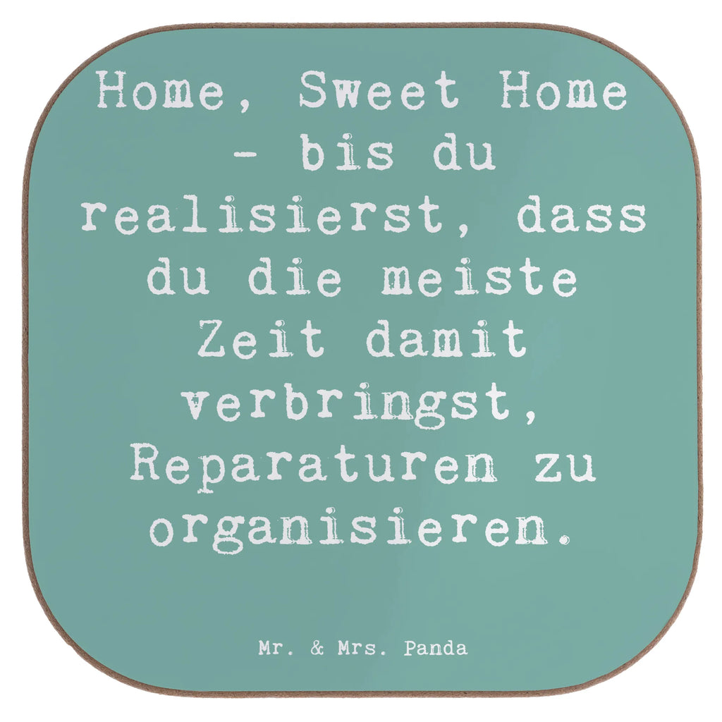 Square coaster Saying Home, Sweet Home - bis du realisierst, dass du die meiste Zeit damit verbringst, Reparaturen zu organisieren. Glasuntersetzer, Untersetzer aus Holz, Tassen Untersetzer, Untersetzer Design, Untersetzer für Gläser, Getränkeuntersetzer, Holzuntersetzer, Untersetzer Gläser, Bierdeckel, Untersetzer Holz, Korkuntersetzer, Untersetzer