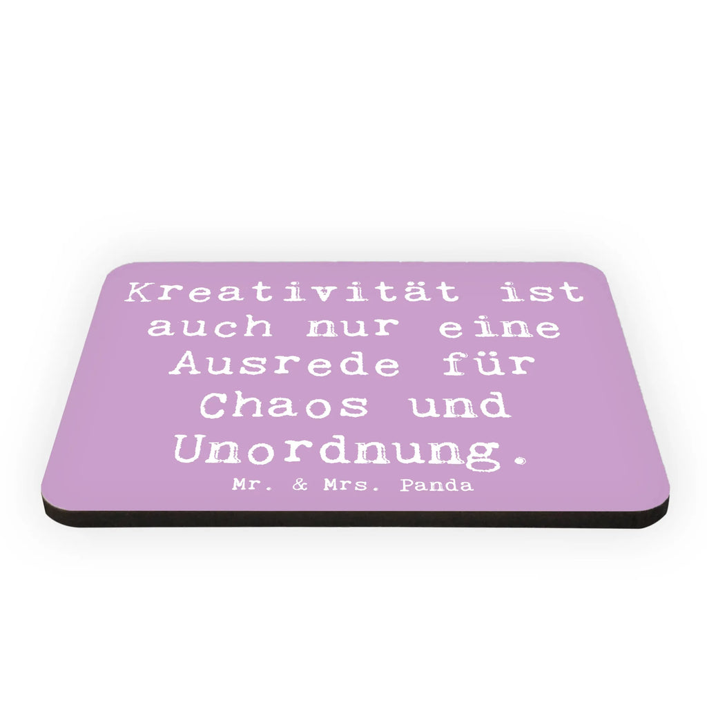 Magnet Spruch Kreativität und Chaos Dekomagnet, Pinnwandmagnet, Notiz Magnet, Whiteboard Magnet, Souvenir Magnet, Kühlschrank Dekoration, Kühlschrankmagnet, Motivmagnete