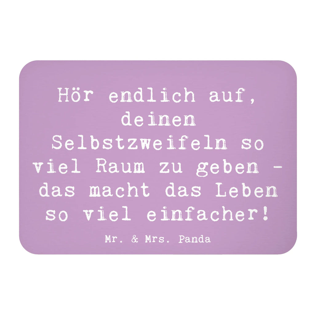 Magnet Spruch Zweifel an sich selbst Whiteboard Magnet, Pinnwandmagnet, Souvenir Magnet, Dekomagnet, Kühlschrankmagnet, Notiz Magnet, Motivmagnete, Kühlschrank Dekoration